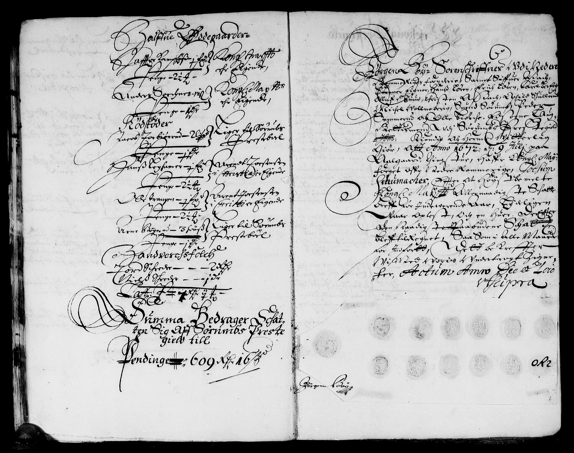Rentekammeret inntil 1814, Reviderte regnskaper, Stiftamtstueregnskaper, Landkommissariatet på Akershus og Akershus stiftamt, AV/RA-EA-5869/R/Rb/L0084: Akershus stiftamt, 1672