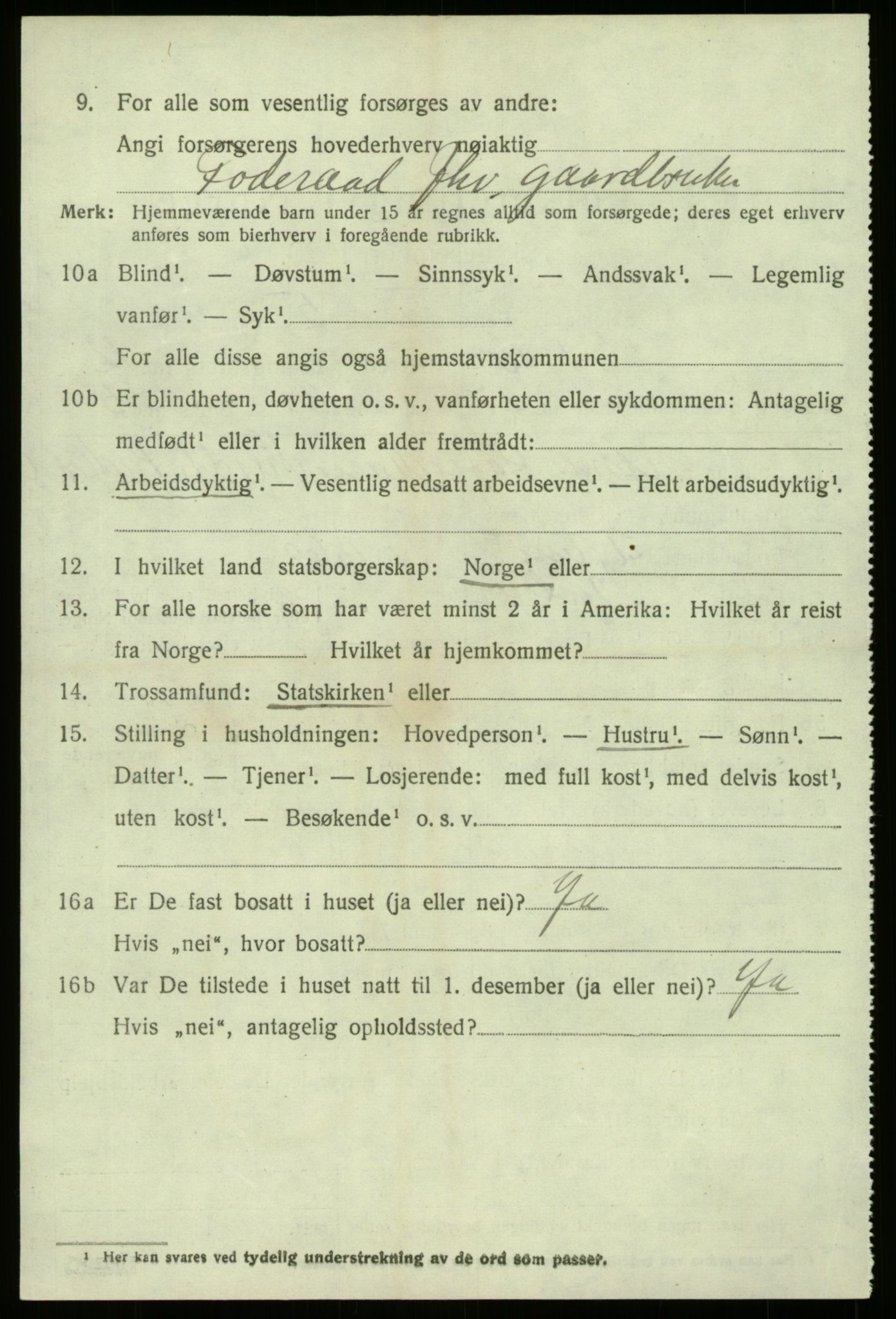 SAB, Folketelling 1920 for 1429 Fjaler herred, 1920, s. 7192