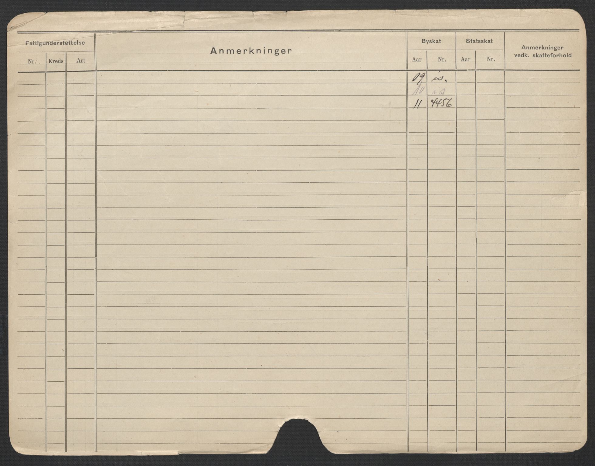 Oslo folkeregister, Registerkort, SAO/A-11715/F/Fa/Fac/L0020: Kvinner, 1906-1914, s. 476b