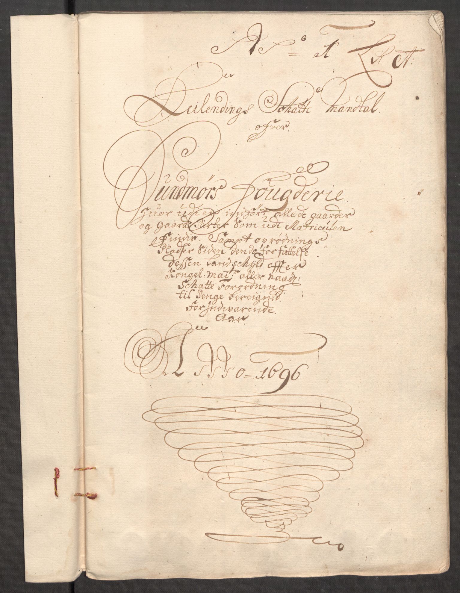 Rentekammeret inntil 1814, Reviderte regnskaper, Fogderegnskap, AV/RA-EA-4092/R54/L3556: Fogderegnskap Sunnmøre, 1696-1698, s. 14