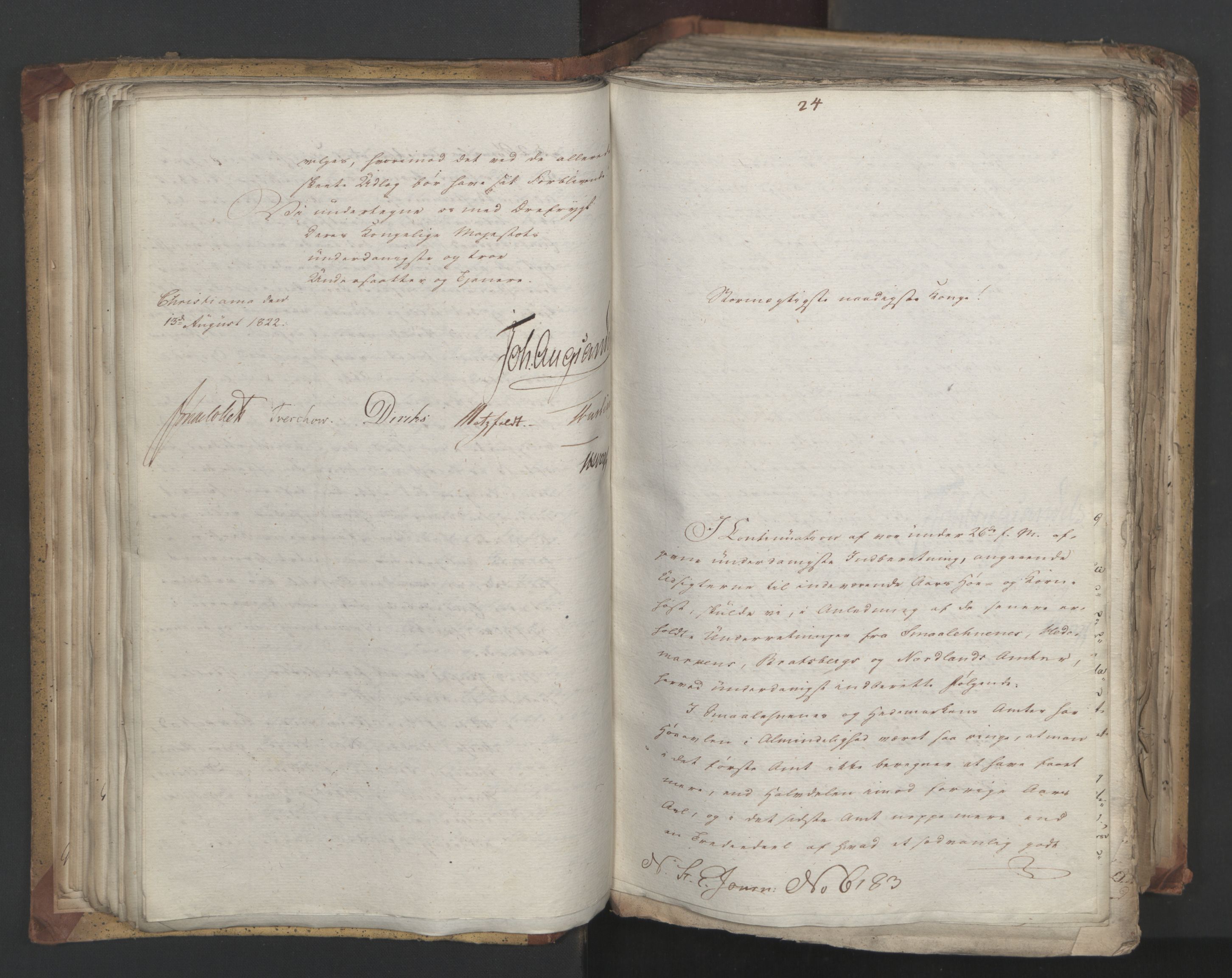 Statsrådsavdelingen i Stockholm, AV/RA-S-1003/D/Da/L0032: Regjeringsinnstillinger nr. 6140-6355, 1822, s. 90