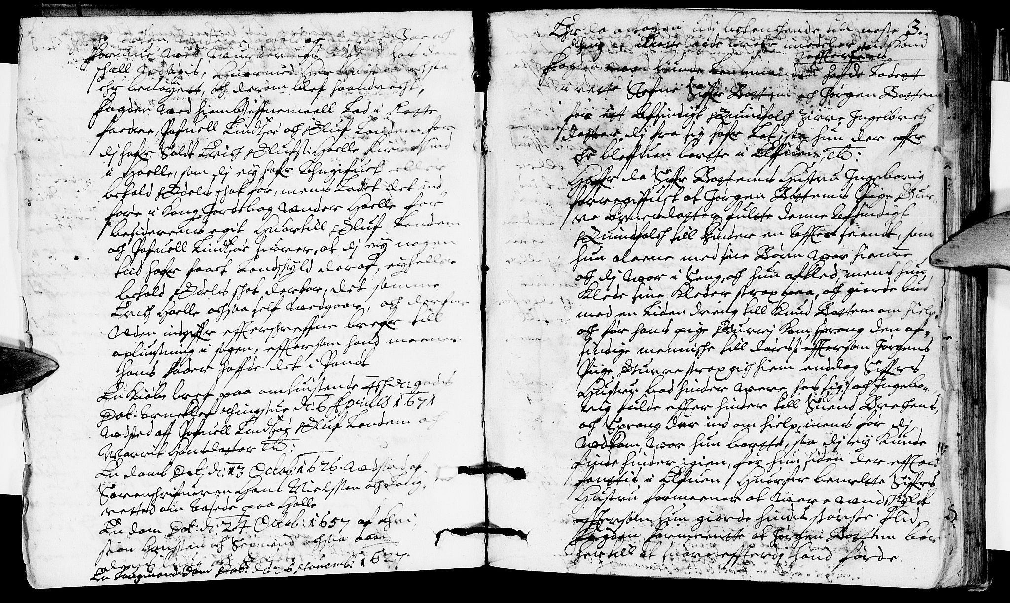 Sorenskriverier i Gudbrandsdalen, AV/SAH-TING-036/G/Gb/Gba/L0010: Tingbok - Nord-Gudbrandsdal, 1673, s. 2b-3a
