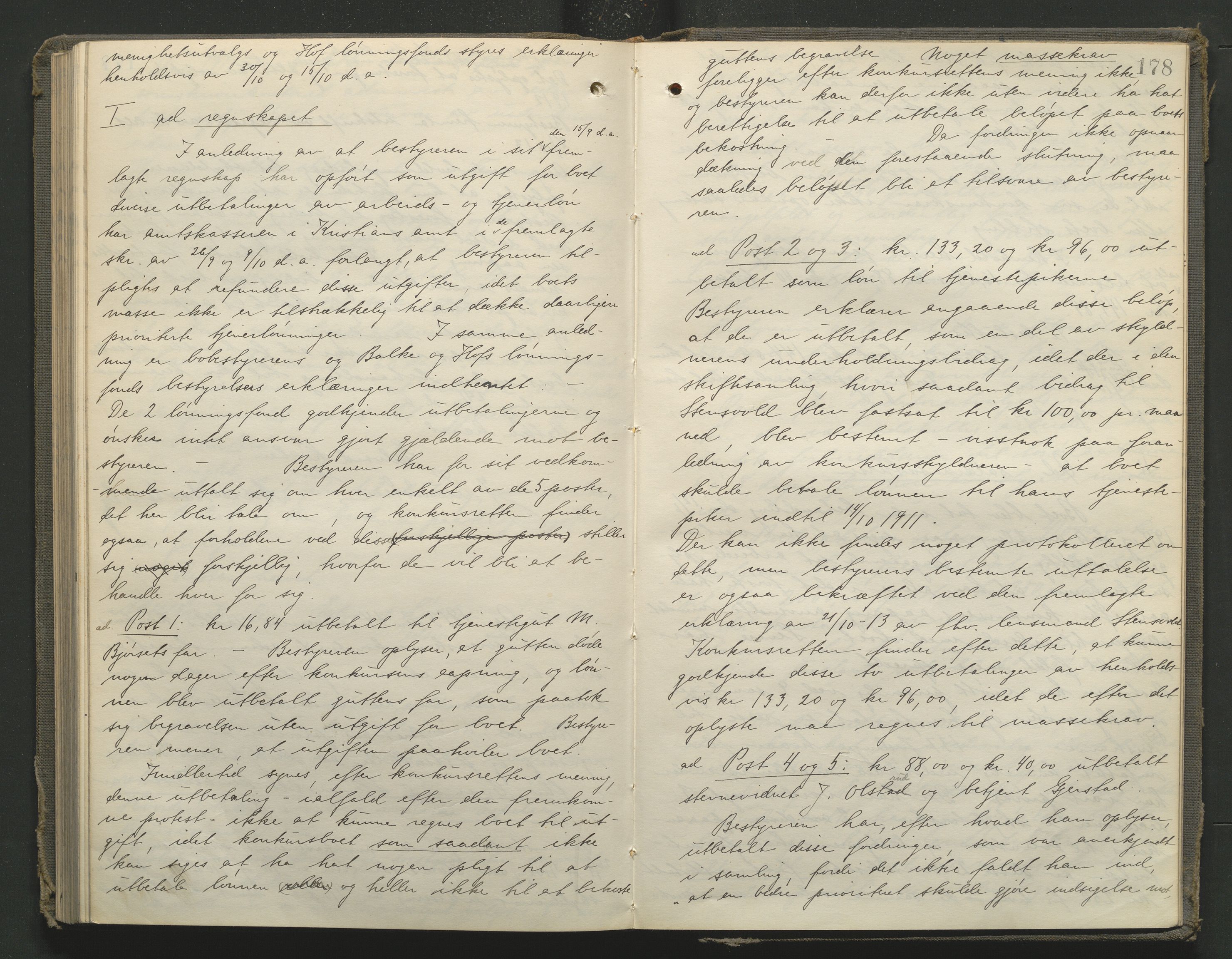 Toten tingrett, AV/SAH-TING-006/J/Je/L0010: Skiftebehandlingsprotokoll - Østre Toten, 1906-1914, s. 178