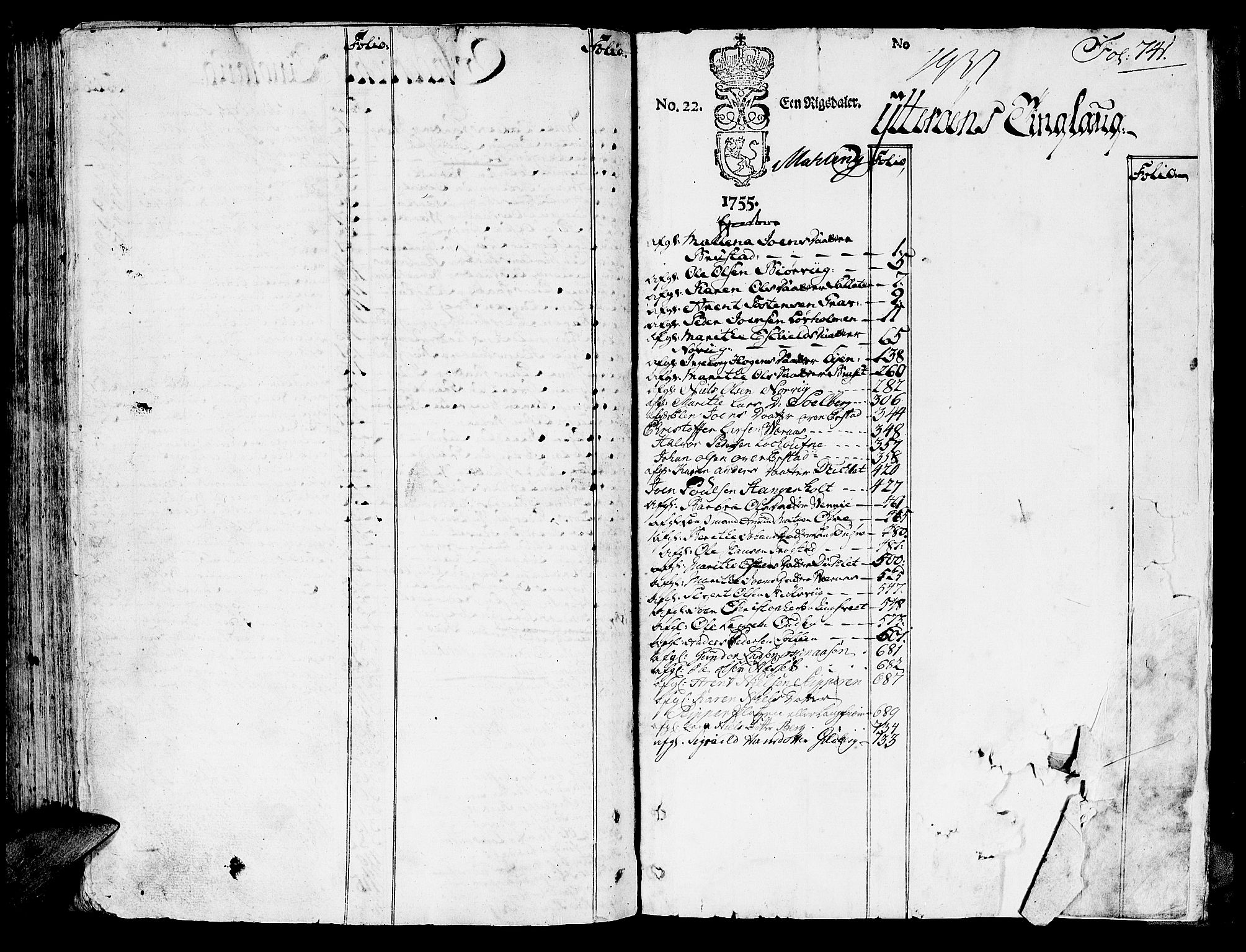 Inderøy sorenskriveri, SAT/A-4147/1/3/3A/L0009: Skifteprotokoll, 1751-1761, s. 740b-741a