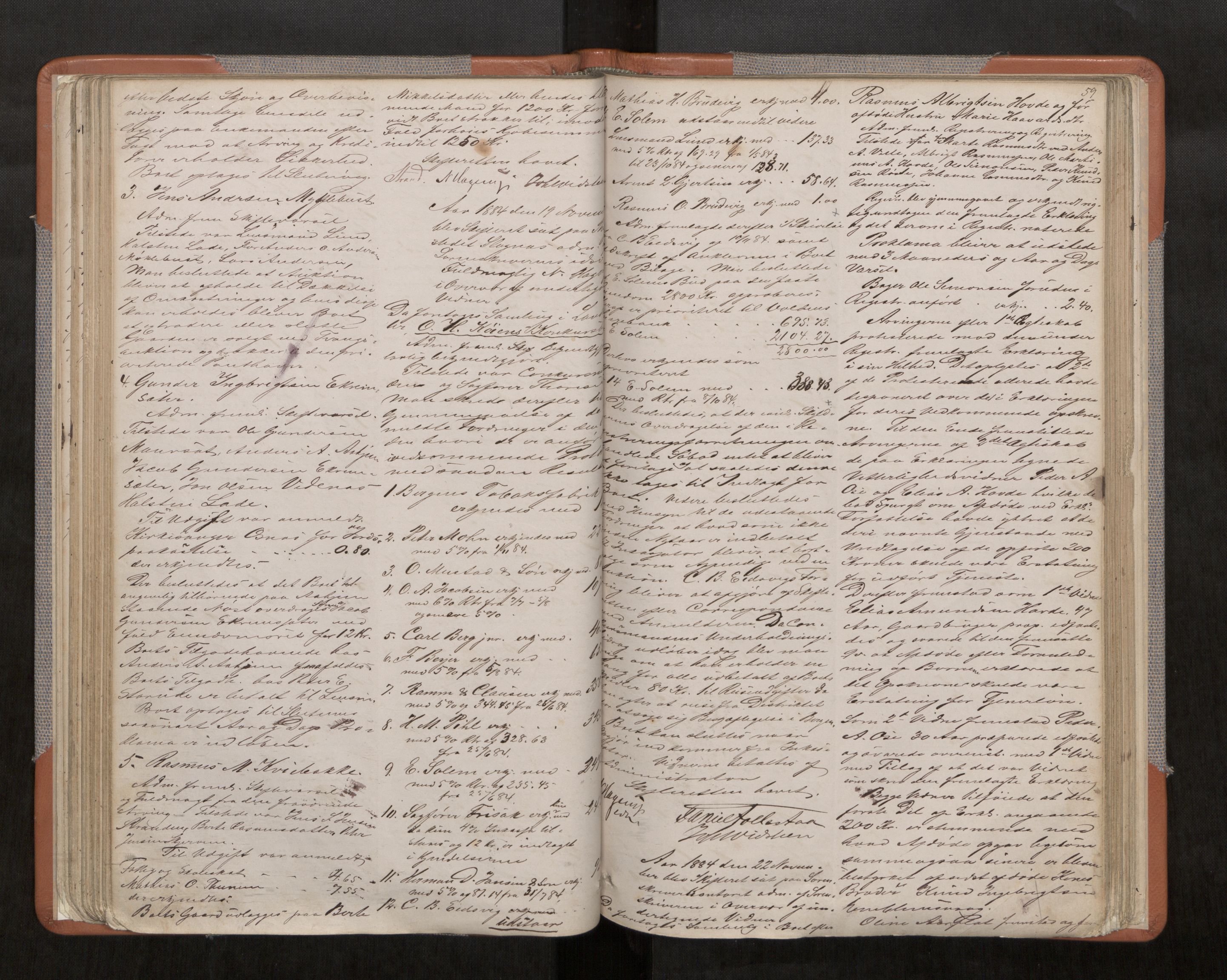 Søre Sunnmøre sorenskriveri, AV/SAT-A-4122/1/3/3B/L0005: Skiftebehandlings- / Skifteforhandlingsprotokollar, 1879-1891, s. 59