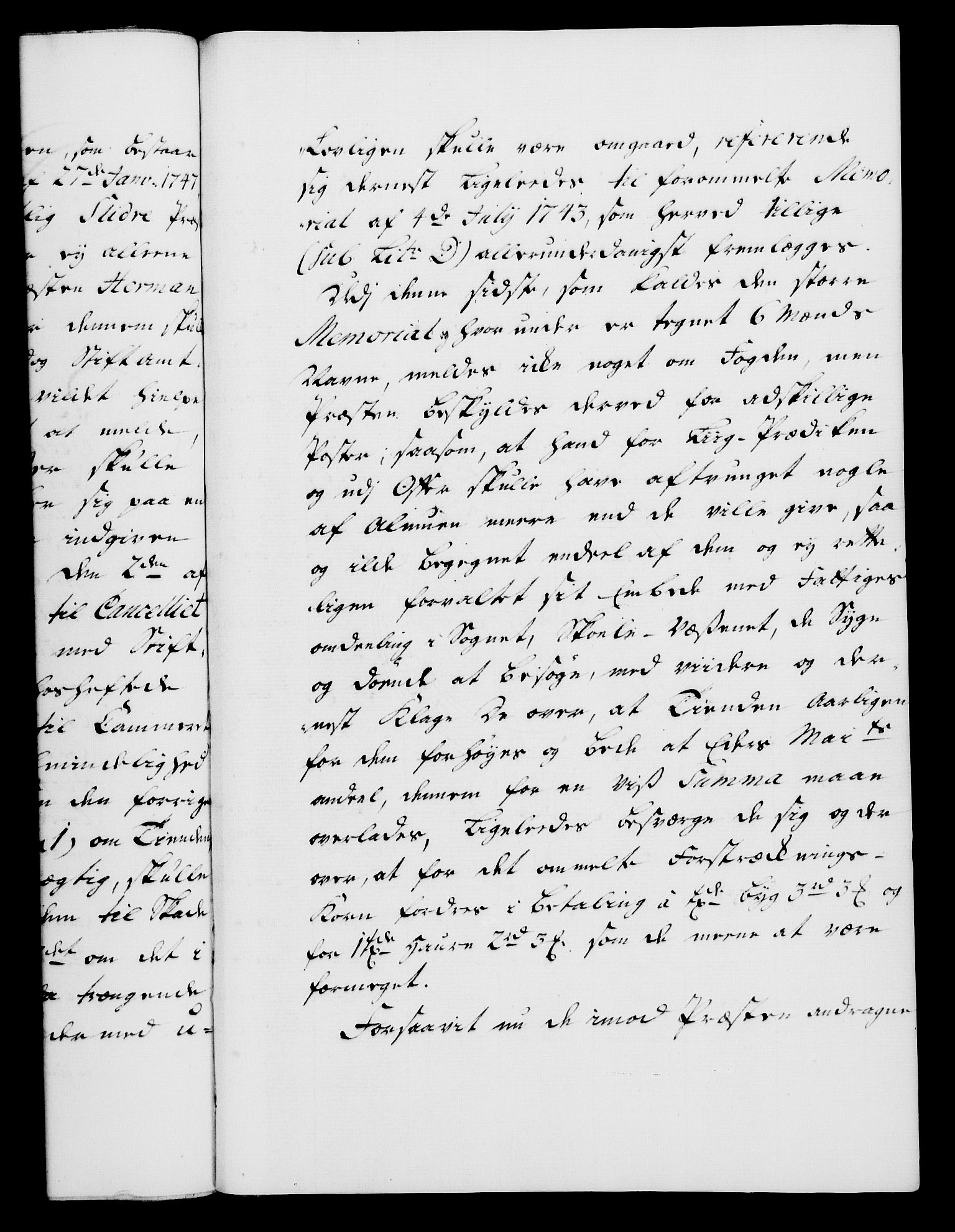 Rentekammeret, Kammerkanselliet, RA/EA-3111/G/Gf/Gfa/L0030: Norsk relasjons- og resolusjonsprotokoll (merket RK 52.30), 1748, s. 106