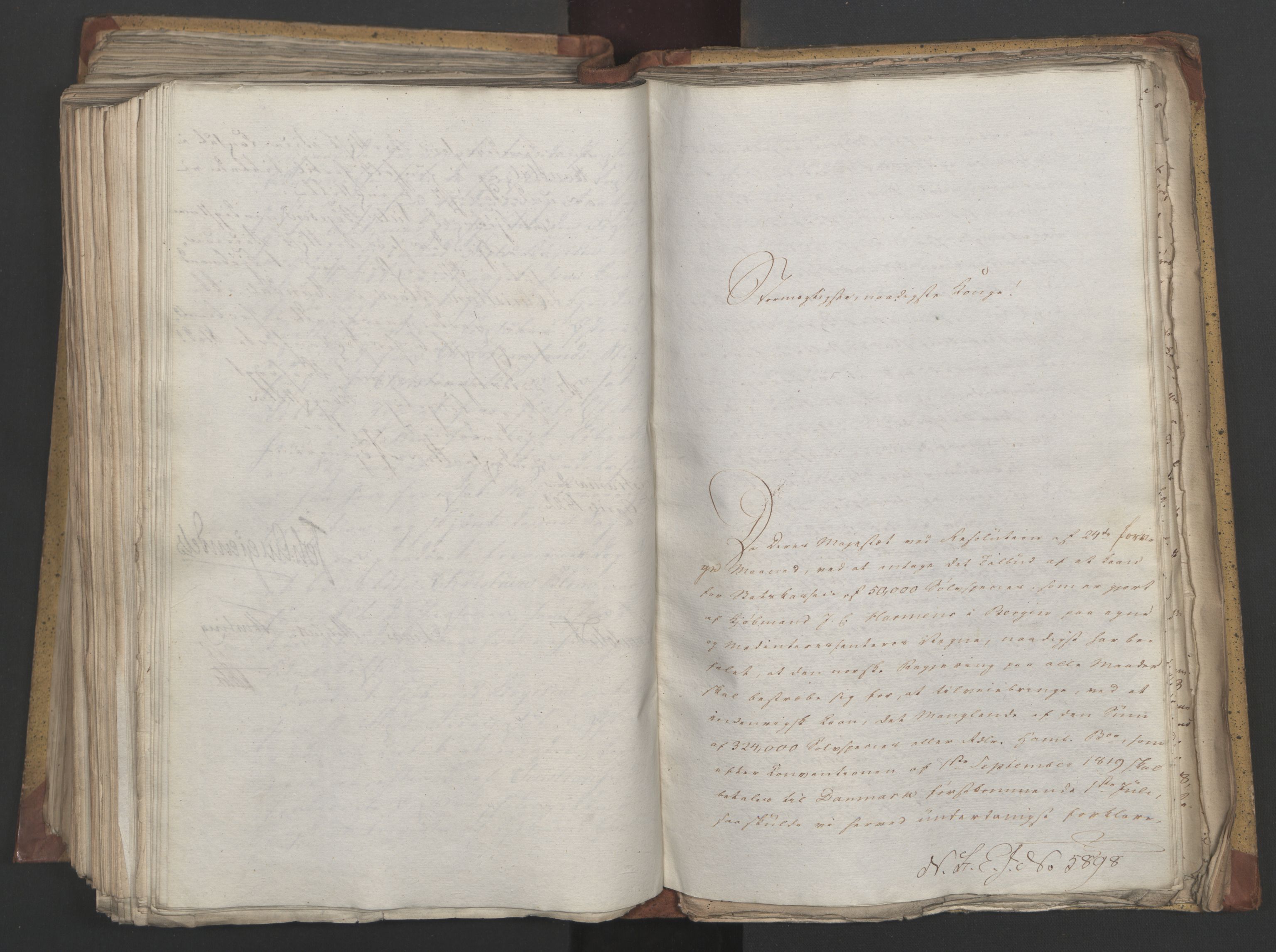 Statsrådsavdelingen i Stockholm, AV/RA-S-1003/D/Da/L0030: Regjeringsinnstillinger nr. 5800-5931, 1822, s. 365