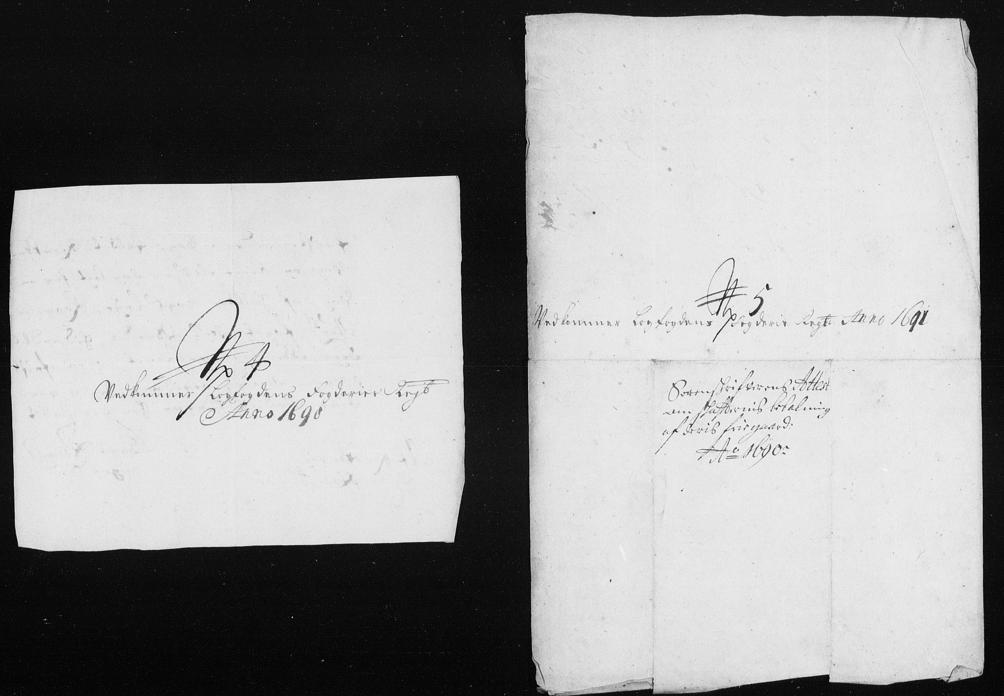 Rentekammeret inntil 1814, Reviderte regnskaper, Stiftamtstueregnskaper, Trondheim stiftamt og Nordland amt, AV/RA-EA-6044/R/Rh/L0015: Nordland amt, 1690