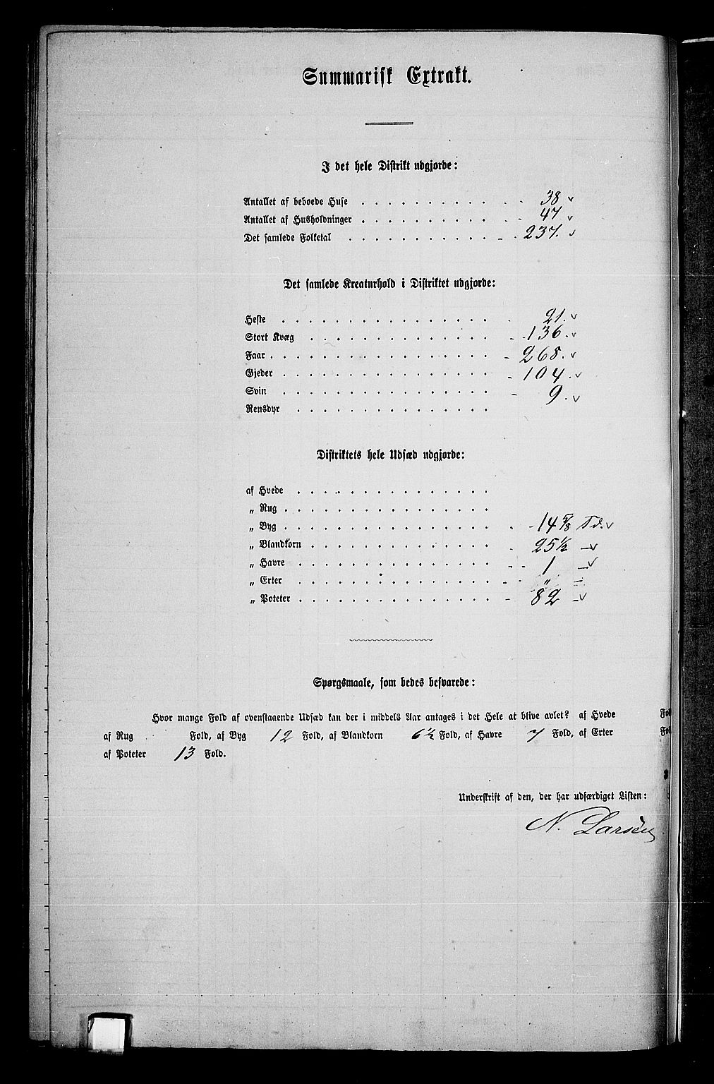 RA, Folketelling 1865 for 0426P Våler prestegjeld, 1865, s. 154