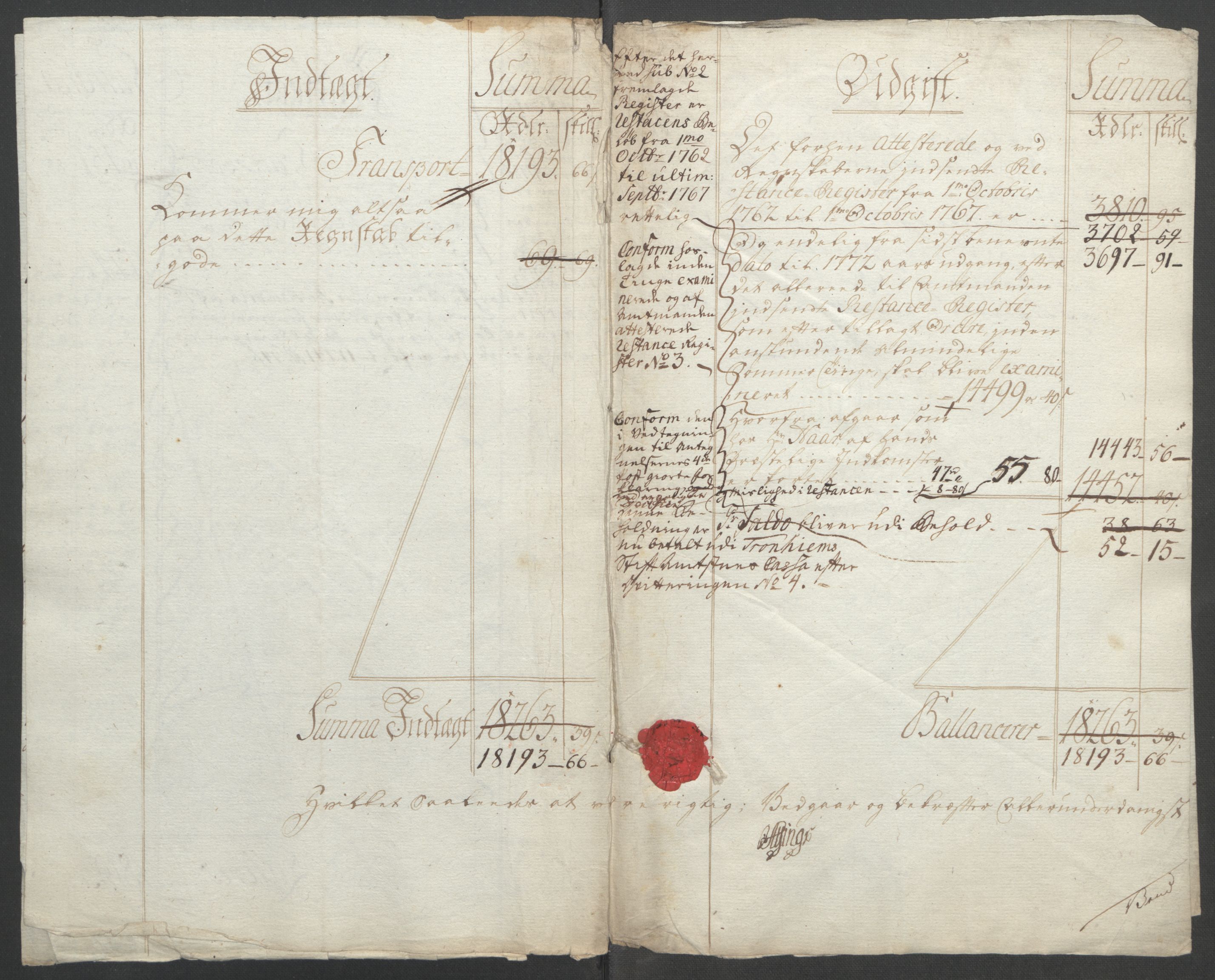 Rentekammeret inntil 1814, Reviderte regnskaper, Fogderegnskap, RA/EA-4092/R54/L3645: Ekstraskatten Sunnmøre, 1762-1772, s. 230