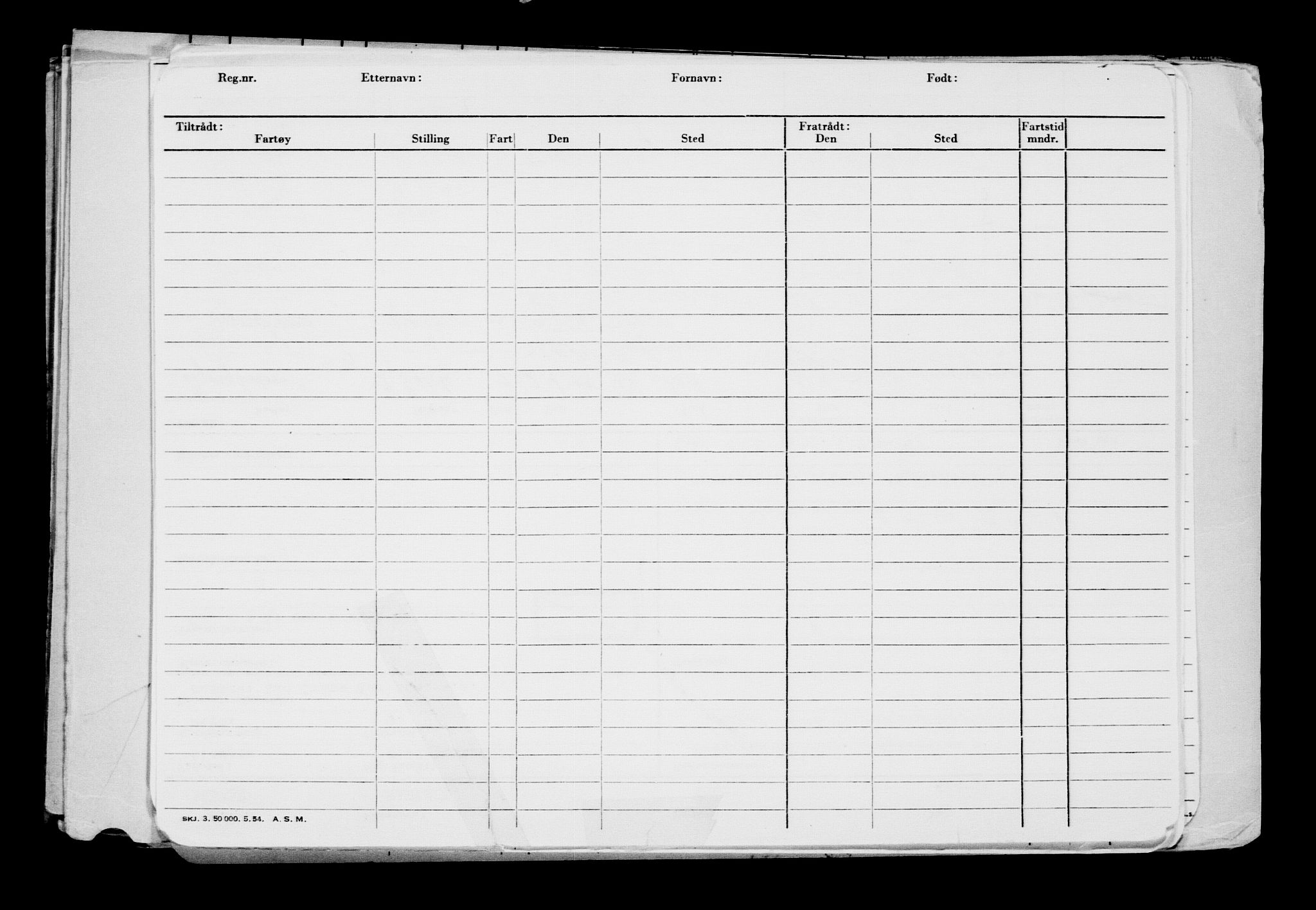 Direktoratet for sjømenn, AV/RA-S-3545/G/Gb/L0192: Hovedkort, 1921, s. 101
