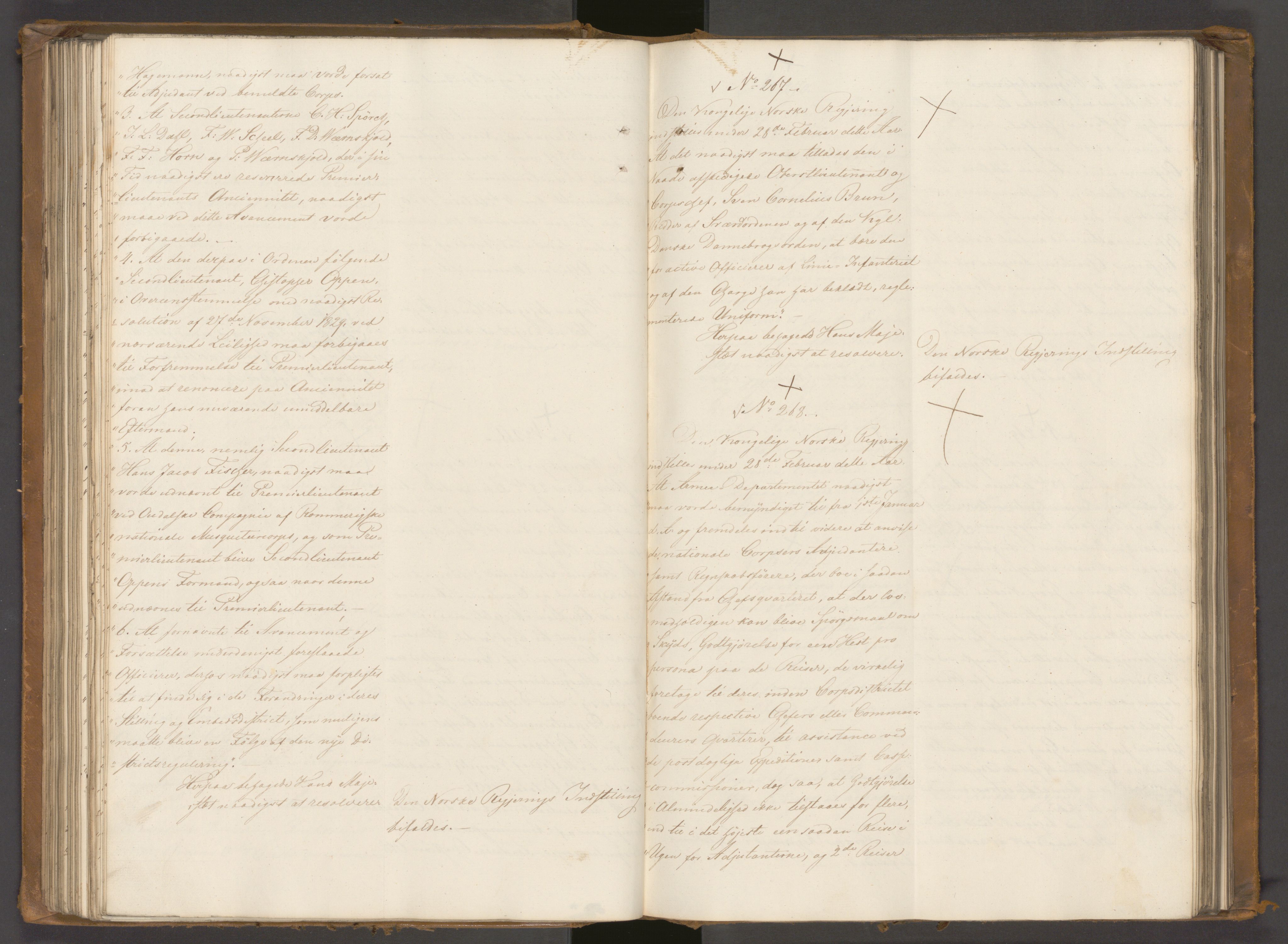 Statsrådssekretariatet, AV/RA-S-1001/A/Ab/L0038: Kgl. res. nr. 1-550, 1. halvår, 1834