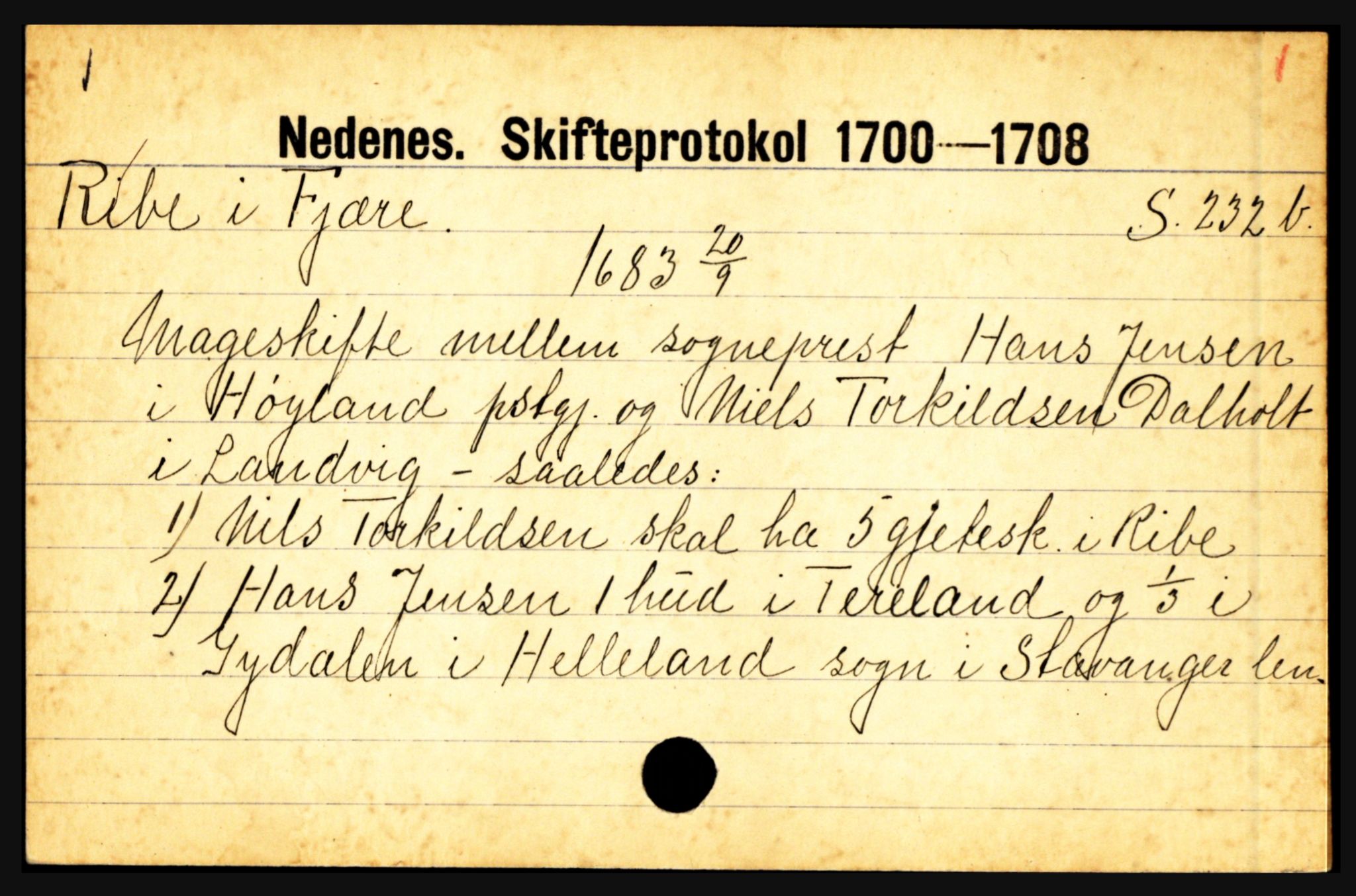 Nedenes sorenskriveri før 1824, AV/SAK-1221-0007/H, s. 23591