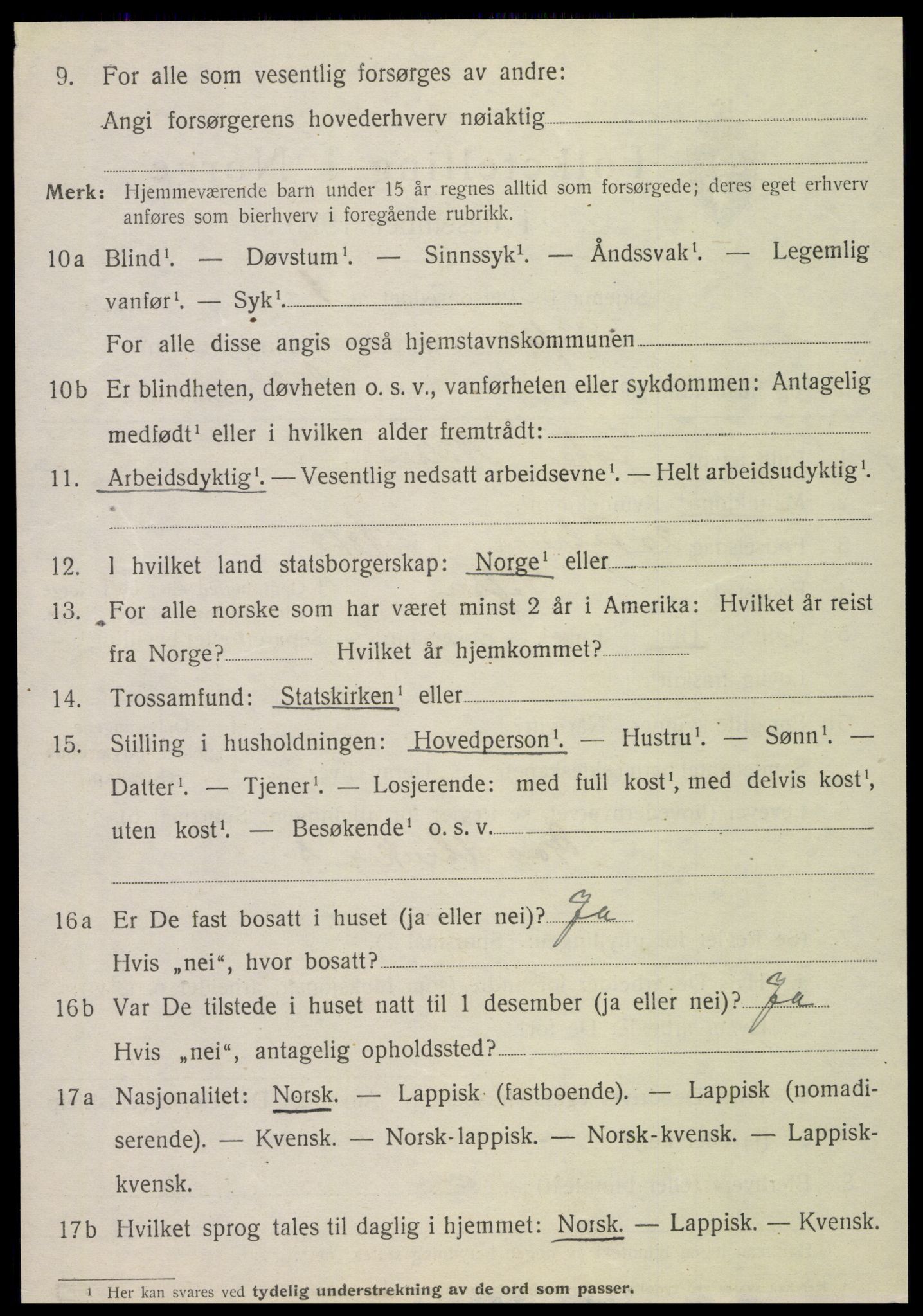 SAT, Folketelling 1920 for 1824 Vefsn herred, 1920, s. 9452