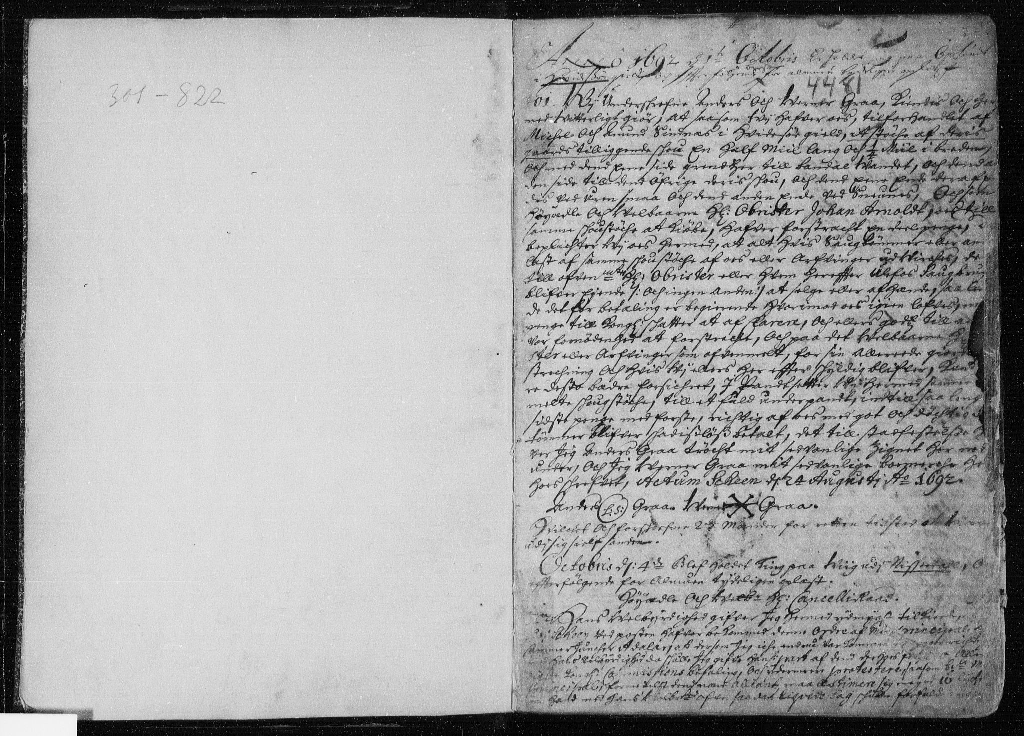 Øvre Telemark østfjelske sorenskriveri, SAKO/A-213/G/Ga/Gaa/L0002: Pantebok nr. I 2, 1692-1701, s. 1