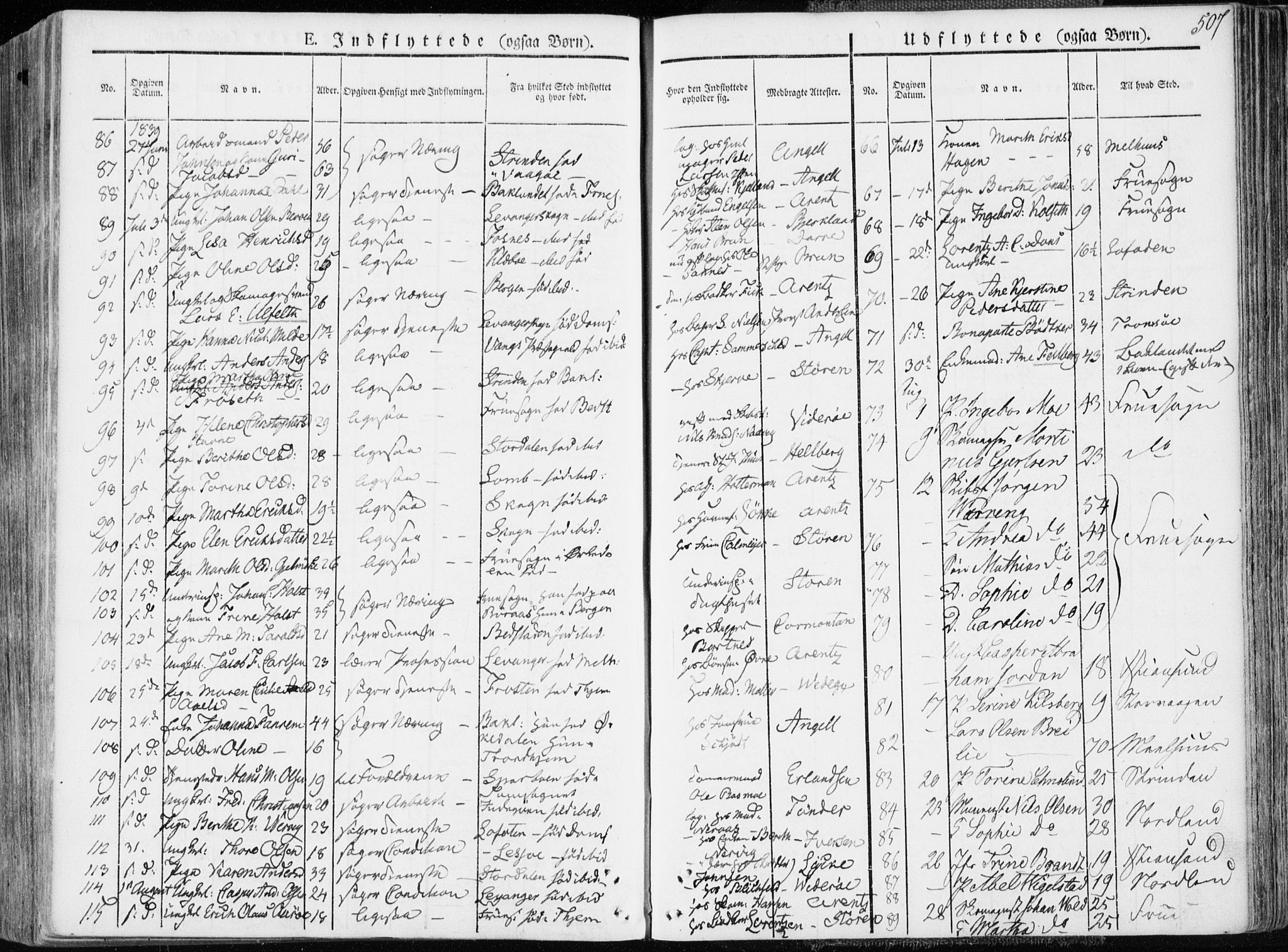 Ministerialprotokoller, klokkerbøker og fødselsregistre - Sør-Trøndelag, SAT/A-1456/601/L0047: Ministerialbok nr. 601A15, 1831-1839, s. 507