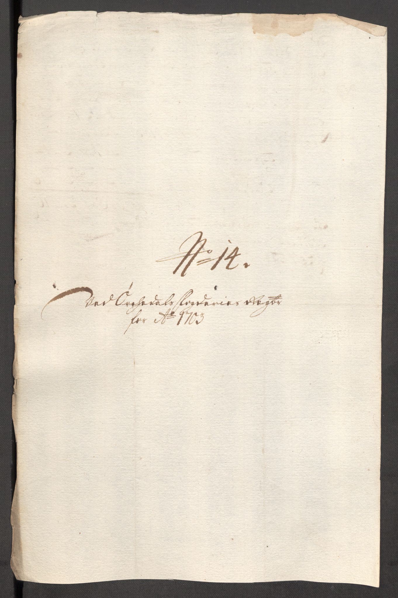 Rentekammeret inntil 1814, Reviderte regnskaper, Fogderegnskap, RA/EA-4092/R60/L3953: Fogderegnskap Orkdal og Gauldal, 1703, s. 178