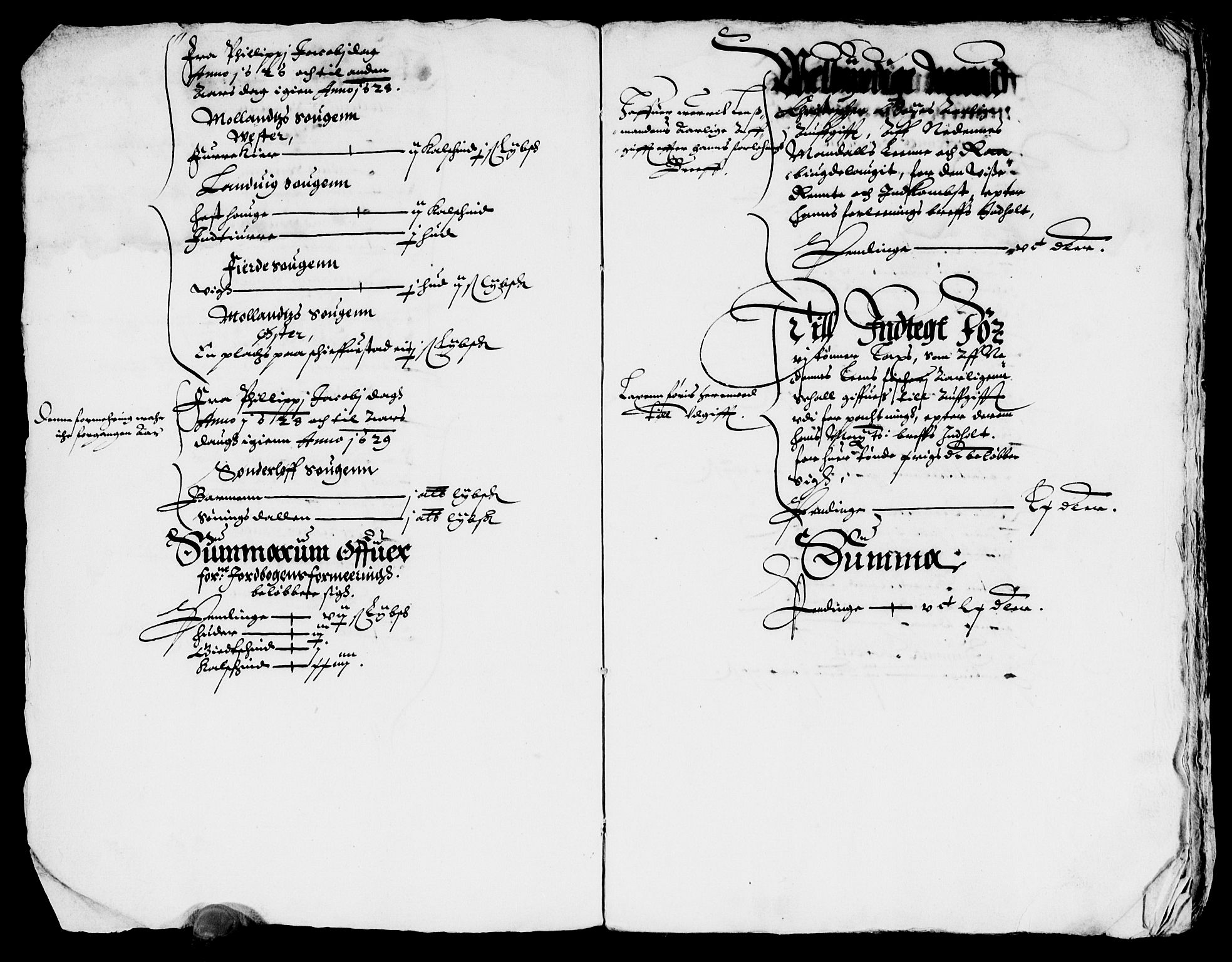 Rentekammeret inntil 1814, Reviderte regnskaper, Lensregnskaper, AV/RA-EA-5023/R/Rb/Rbq/L0017: Nedenes len. Mandals len. Råbyggelag., 1627-1629