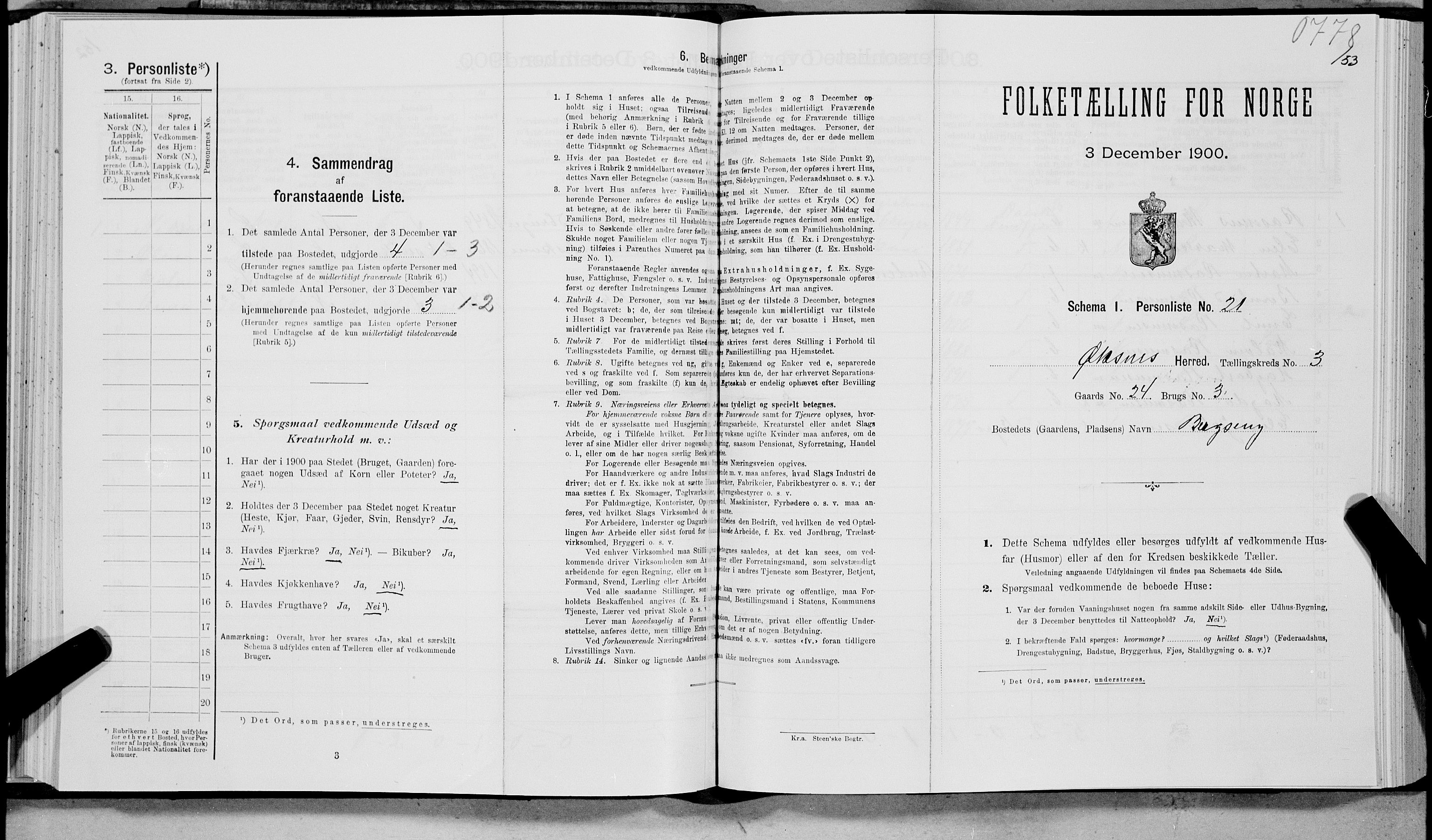 SAT, Folketelling 1900 for 1868 Øksnes herred, 1900, s. 175