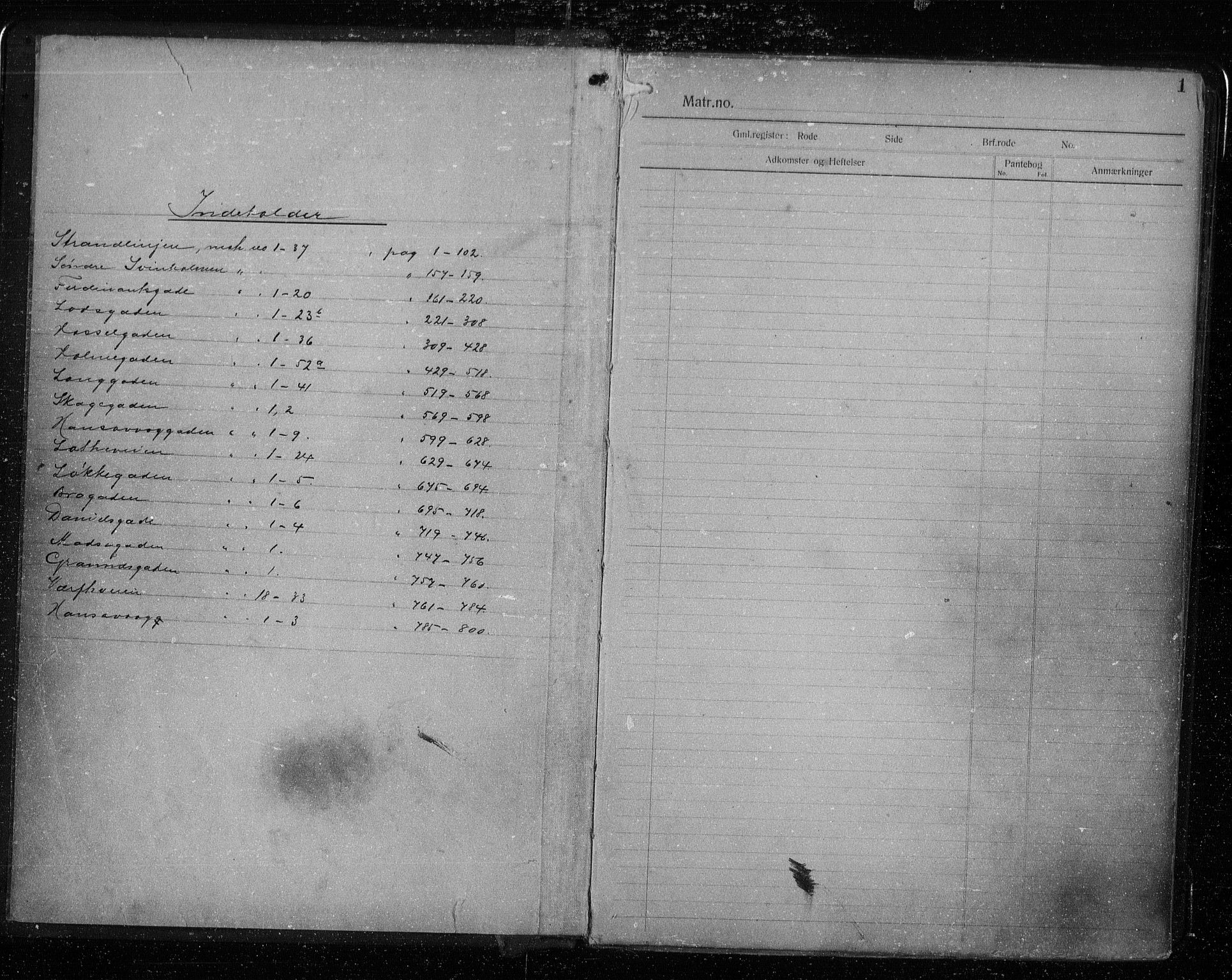 Haugesund tingrett, SAST/A-101415/01/II/IIB/L0006: Panteregister nr. II B 6, 1910, s. 0-1