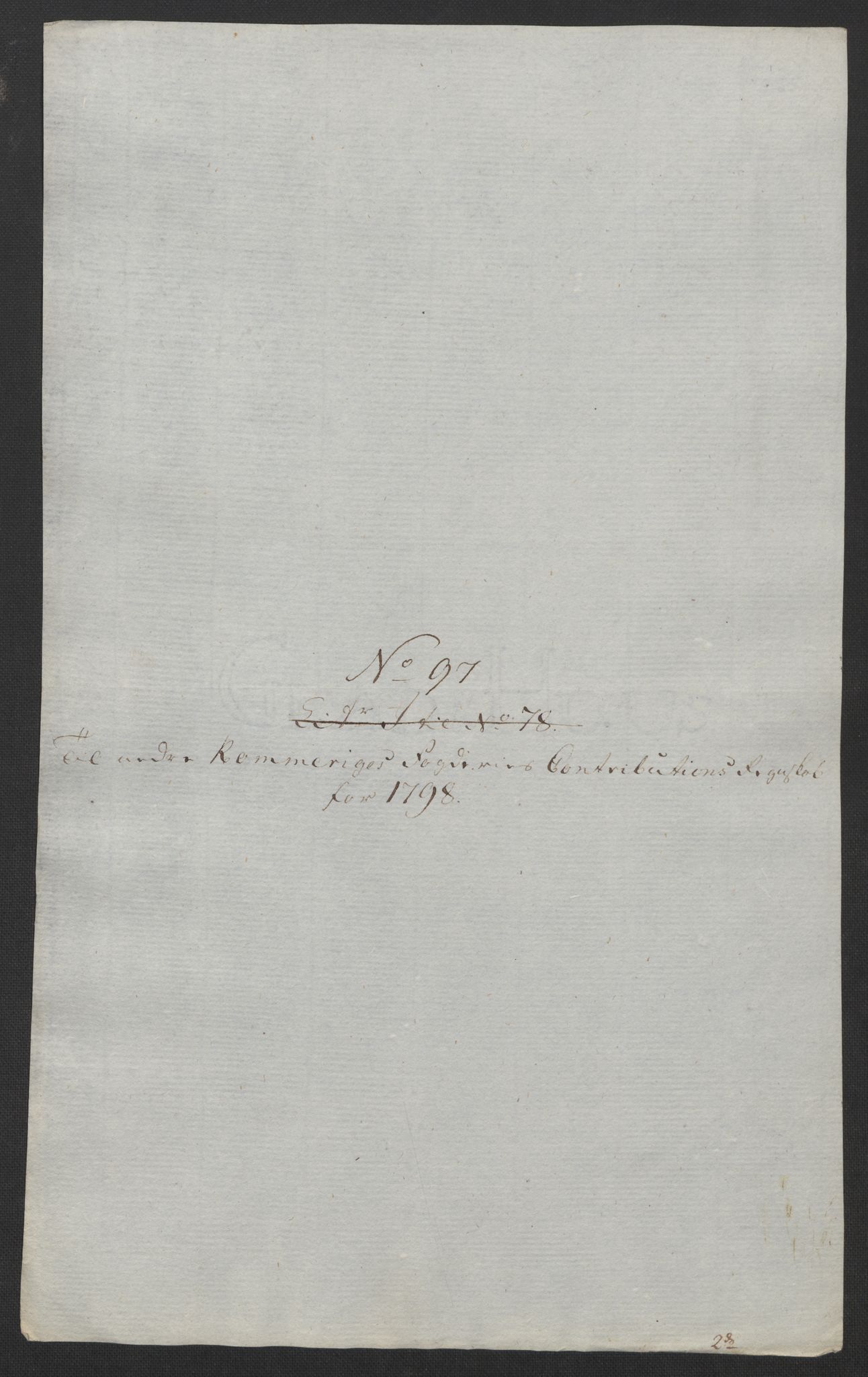 Rentekammeret inntil 1814, Reviderte regnskaper, Fogderegnskap, AV/RA-EA-4092/R11/L0674: Fogderegnskap Nedre Romerike, 1798, s. 335