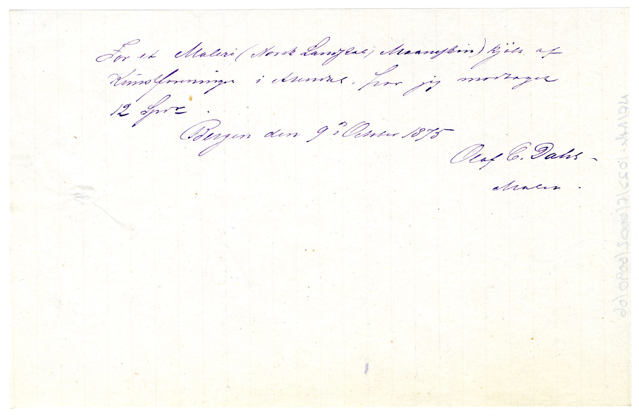 Diderik Maria Aalls brevsamling, NF/Ark-1023/F/L0002: D.M. Aalls brevsamling. B - C, 1799-1889, s. 446