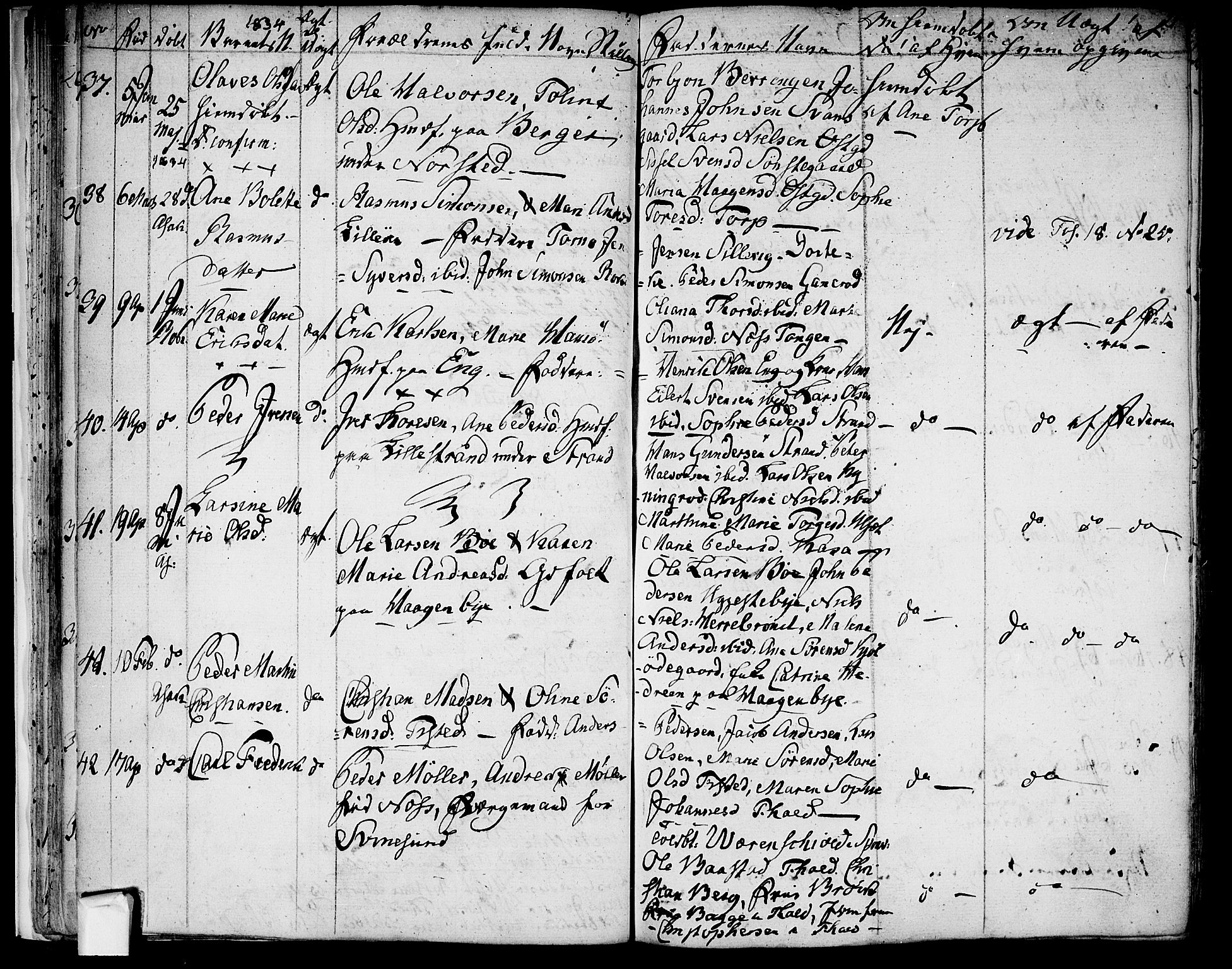 Berg prestekontor Kirkebøker, AV/SAO-A-10902/F/Fa/L0003: Ministerialbok nr. I 3, 1832-1842, s. 21
