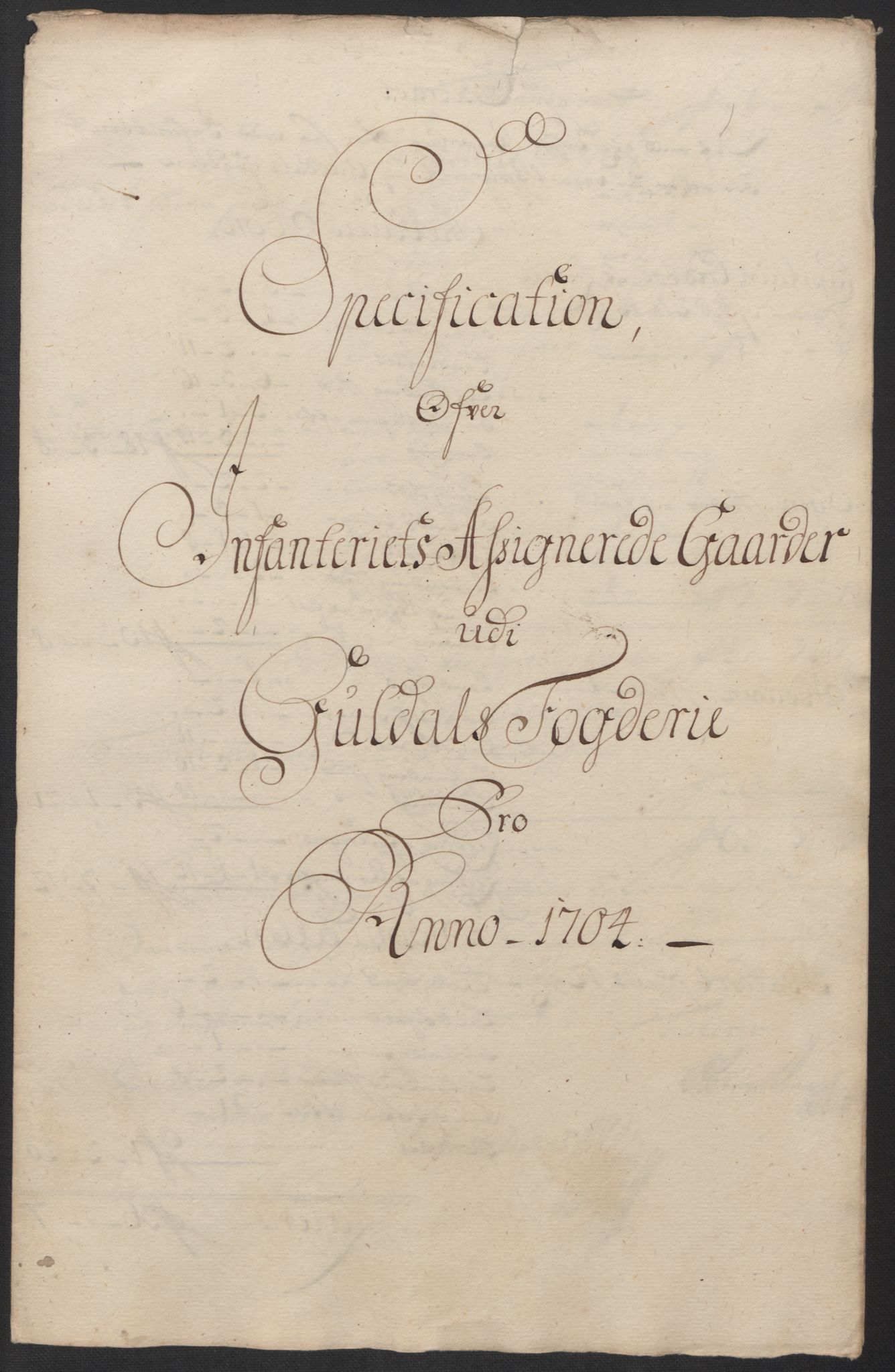 Rentekammeret inntil 1814, Reviderte regnskaper, Fogderegnskap, RA/EA-4092/R60/L3954: Fogderegnskap Orkdal og Gauldal, 1704, s. 419