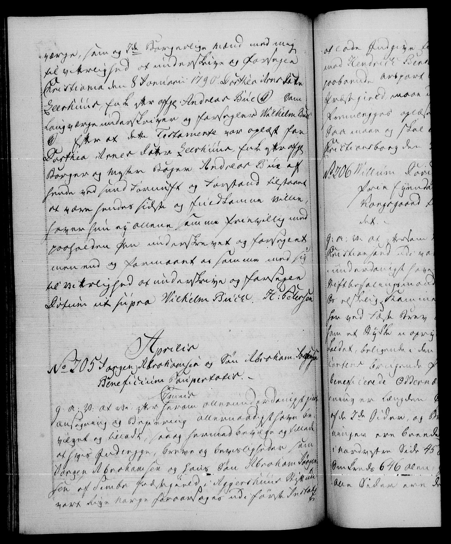 Danske Kanselli 1572-1799, RA/EA-3023/F/Fc/Fca/Fcaa/L0053: Norske registre, 1790-1791, s. 127b