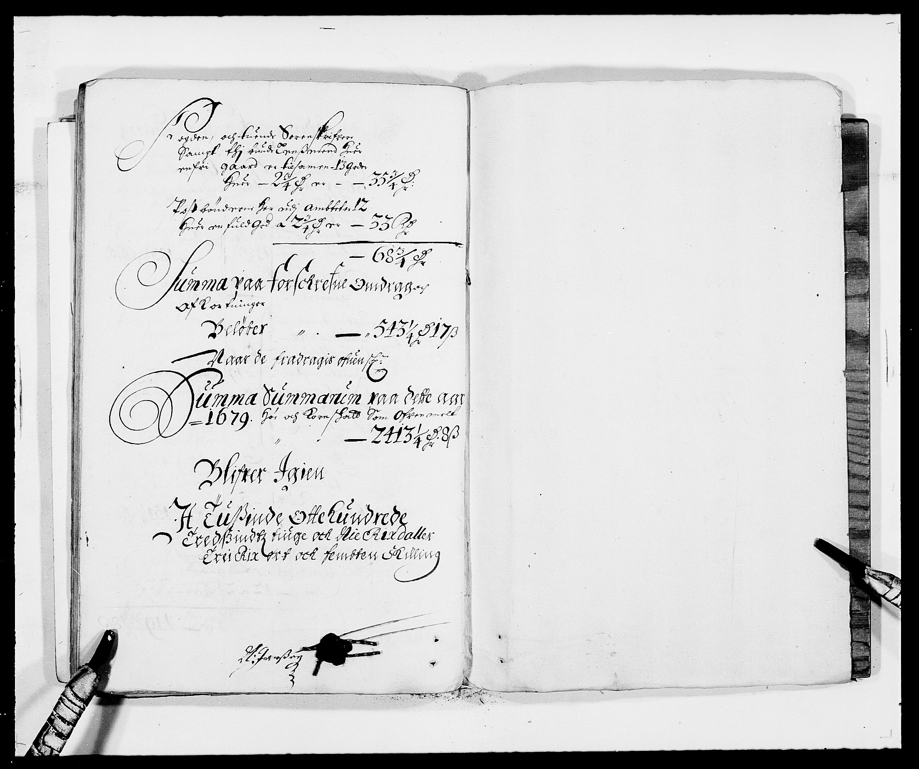 Rentekammeret inntil 1814, Reviderte regnskaper, Fogderegnskap, RA/EA-4092/R32/L1846: Fogderegnskap Jarlsberg grevskap, 1679-1680, s. 287