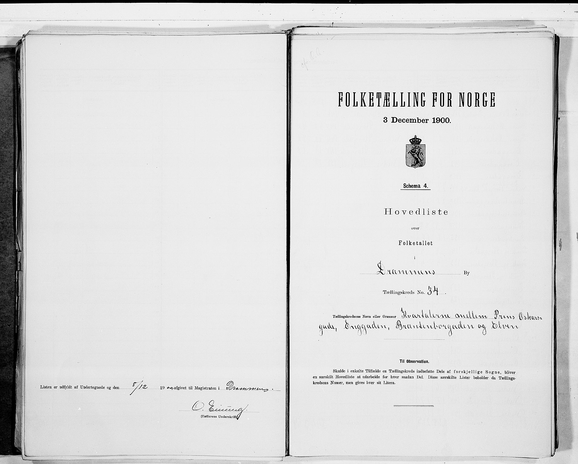 RA, Folketelling 1900 for 0602 Drammen kjøpstad, 1900, s. 73