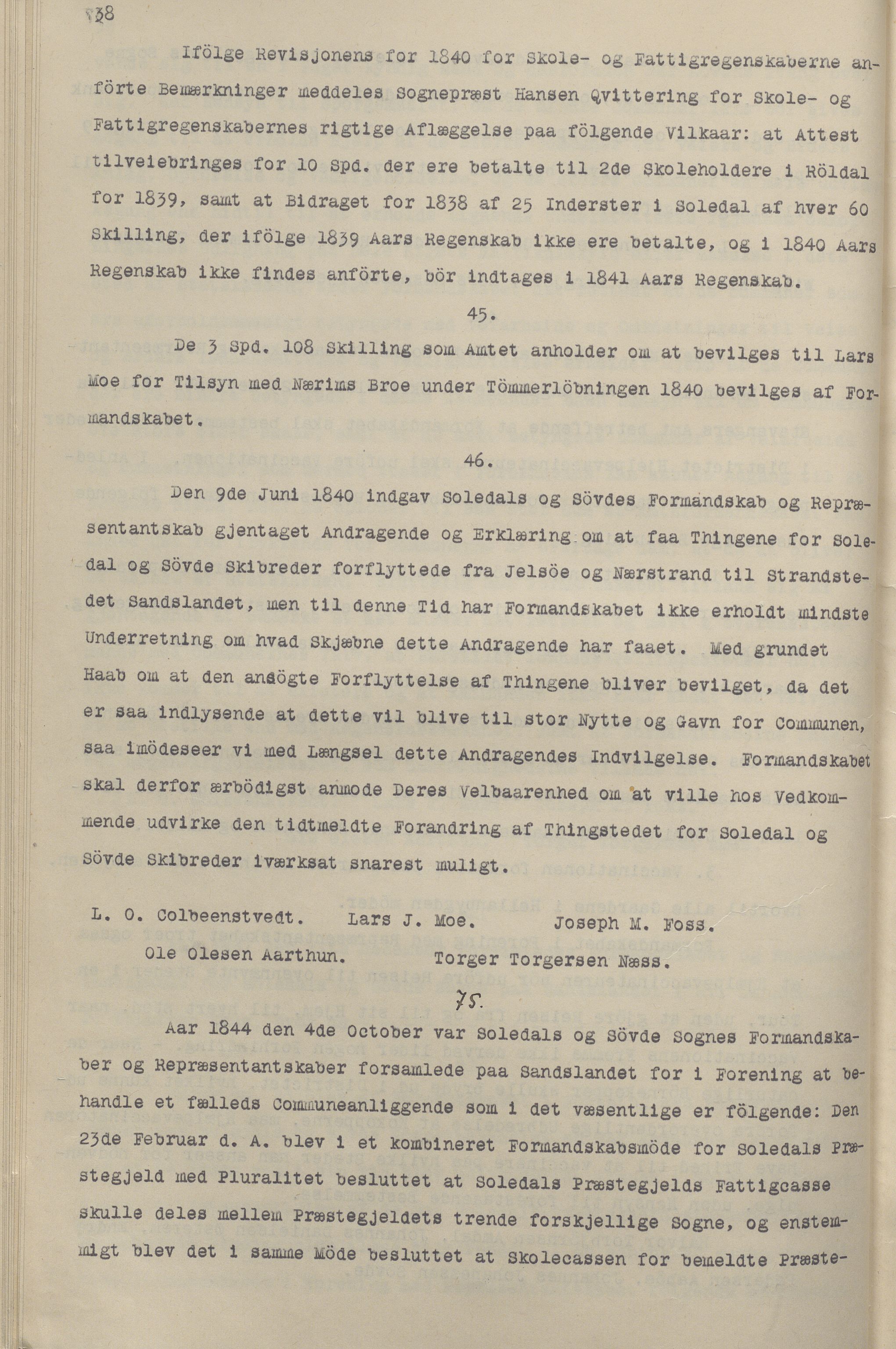 Sauda kommune - Formannskapet/sentraladministrasjonen, IKAR/K-100597/A/Aa/L0001: Møtebok, 1838-1888, s. 38