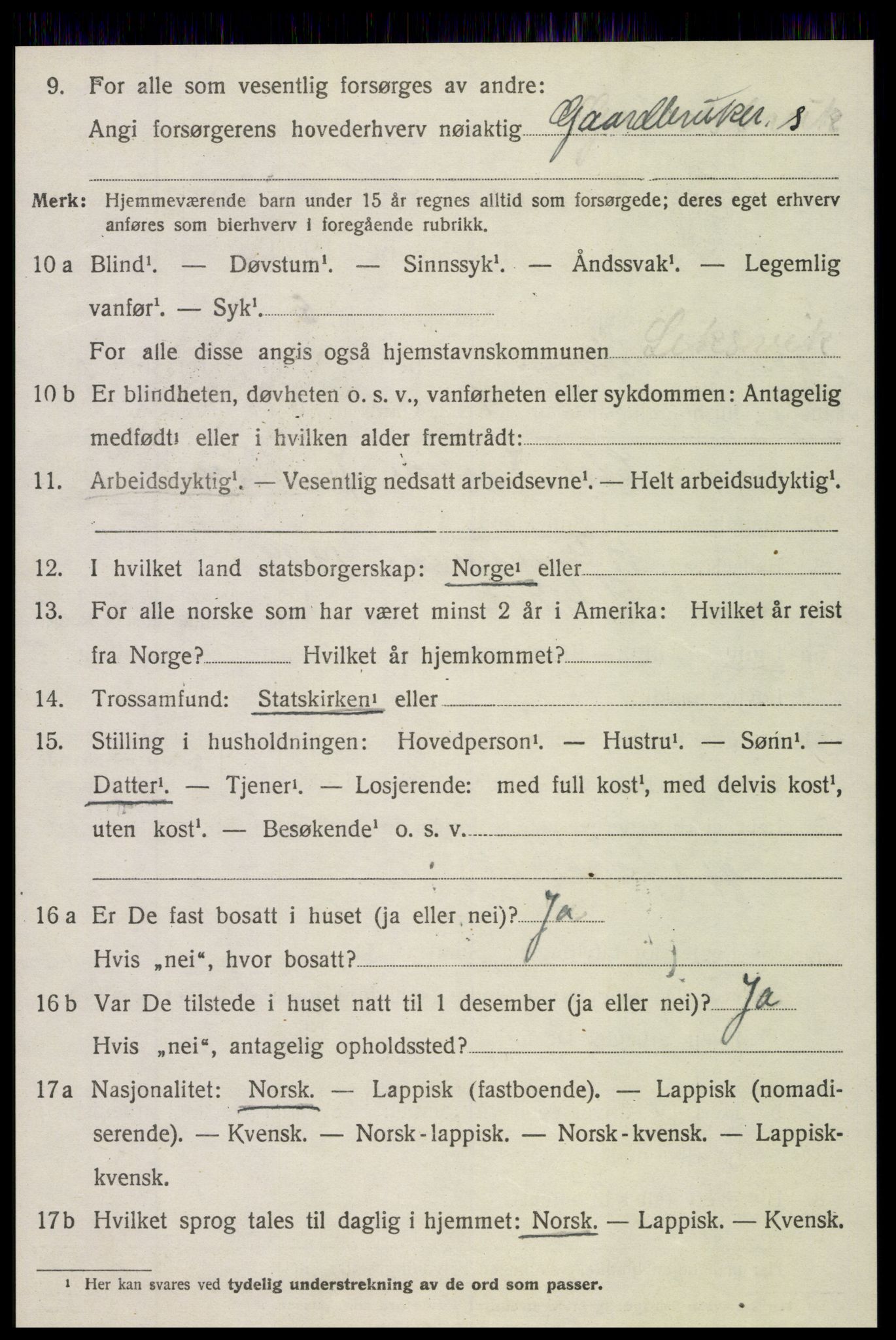 SAT, Folketelling 1920 for 1718 Leksvik herred, 1920, s. 3517
