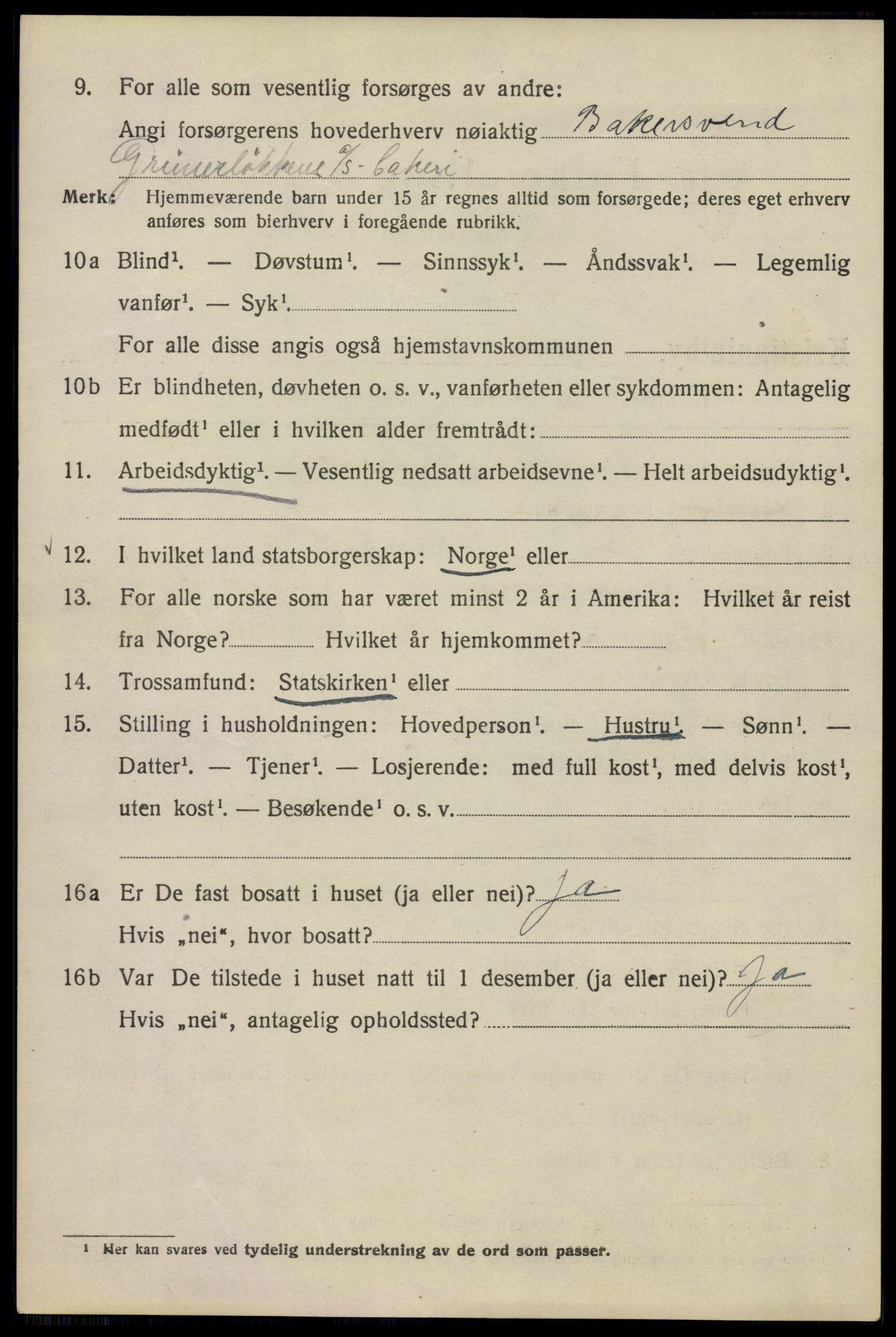 SAO, Folketelling 1920 for 0301 Kristiania kjøpstad, 1920, s. 197198