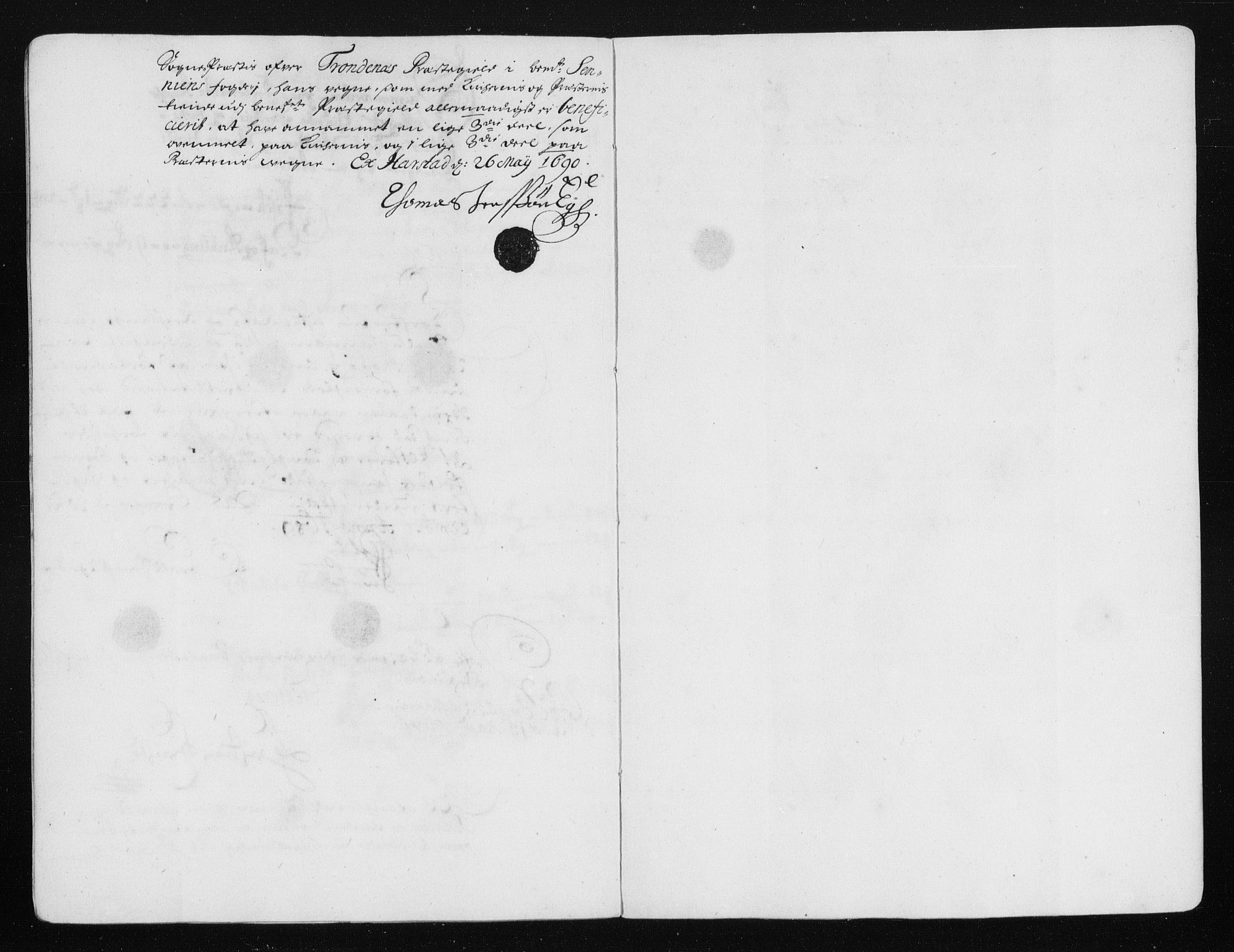 Rentekammeret inntil 1814, Reviderte regnskaper, Stiftamtstueregnskaper, Trondheim stiftamt og Nordland amt, AV/RA-EA-6044/R/Rh/L0014: Nordland amt, 1687-1689