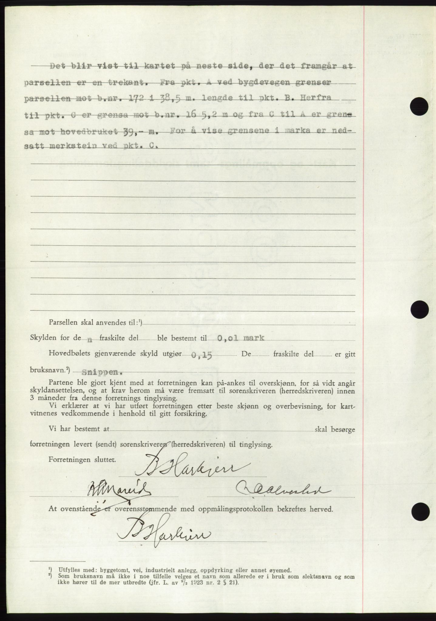 Søre Sunnmøre sorenskriveri, AV/SAT-A-4122/1/2/2C/L0089: Pantebok nr. 15A, 1951-1951, Dagboknr: 1153/1951