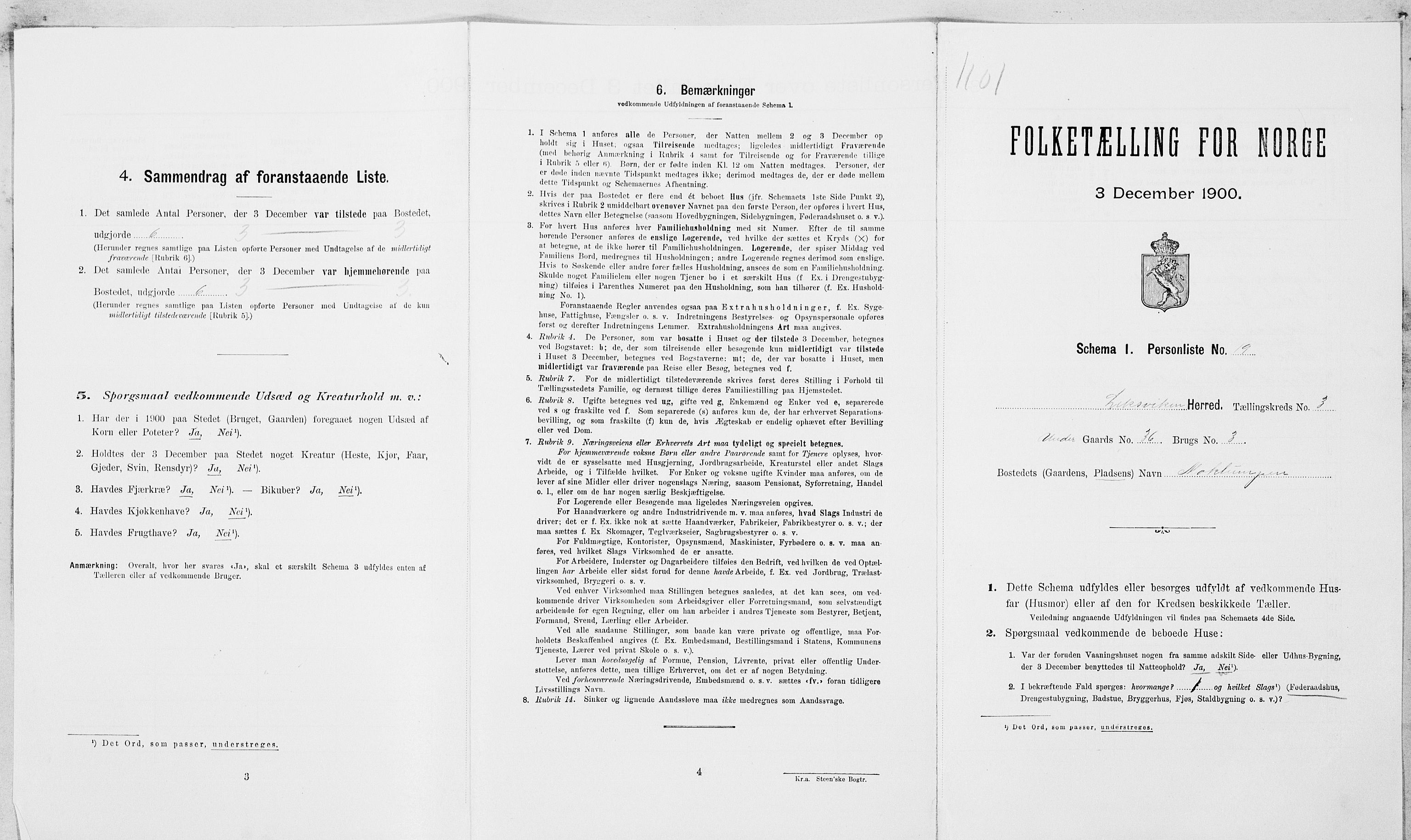 SAT, Folketelling 1900 for 1718 Leksvik herred, 1900, s. 378