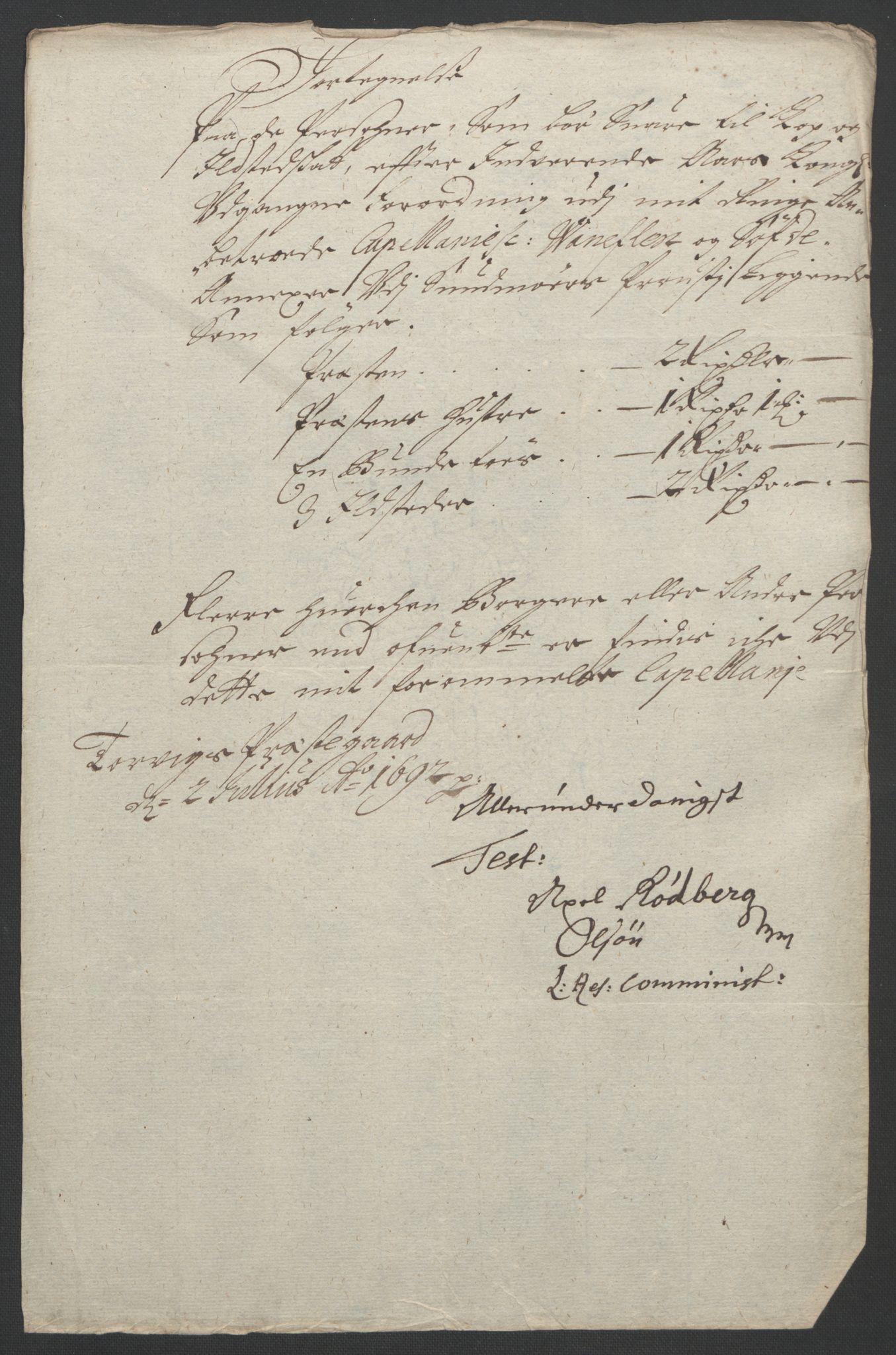 Rentekammeret inntil 1814, Reviderte regnskaper, Fogderegnskap, AV/RA-EA-4092/R54/L3554: Fogderegnskap Sunnmøre, 1691-1693, s. 296
