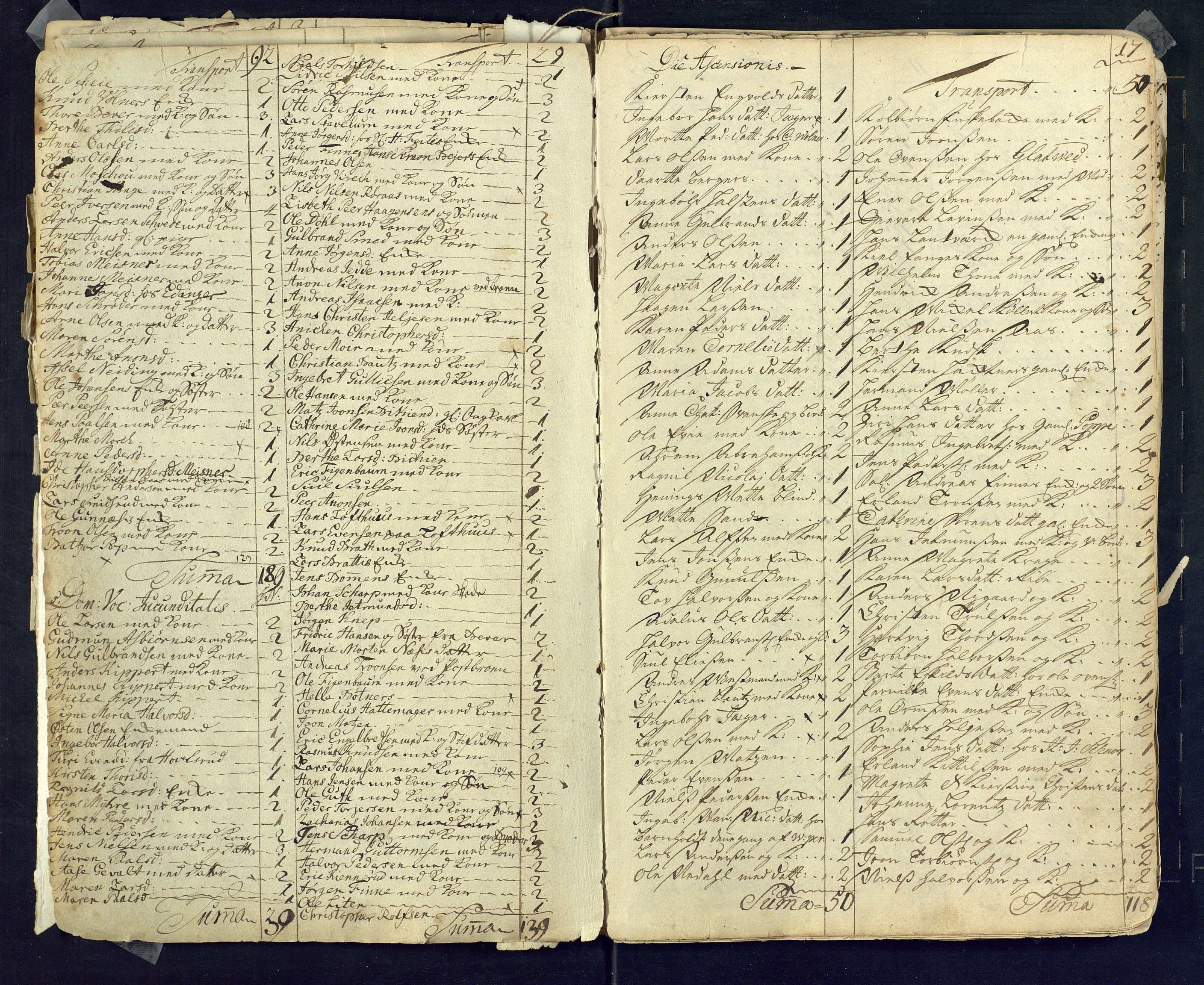 Kongsberg kirkebøker, SAKO/A-22/M/Ma/L0001: Kommunikantprotokoll nr. 1, 1731-1739, s. 17