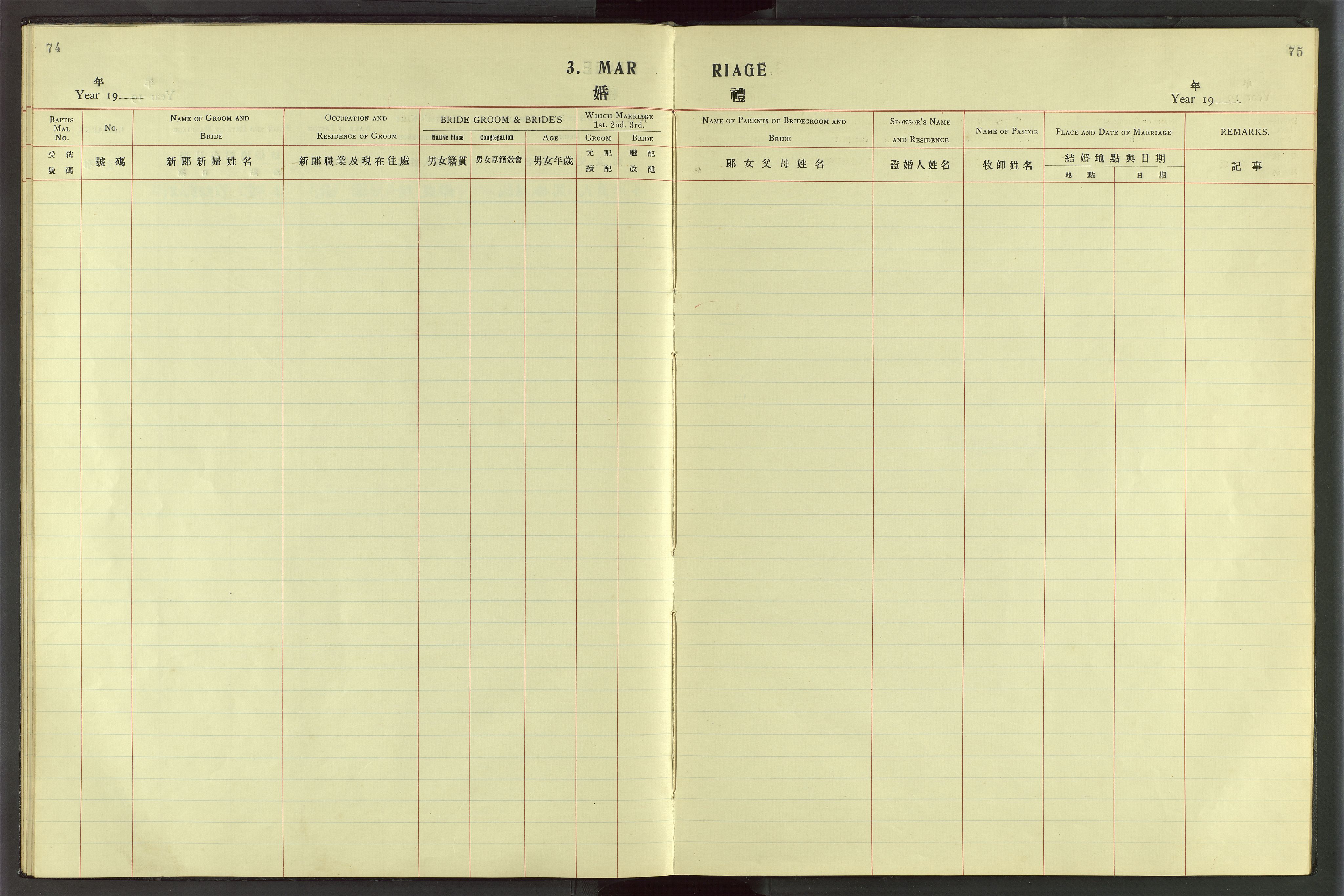 Det Norske Misjonsselskap - utland - Kina (Hunan), VID/MA-A-1065/Dm/L0055: Ministerialbok nr. 93, 1921-1948, s. 74-75