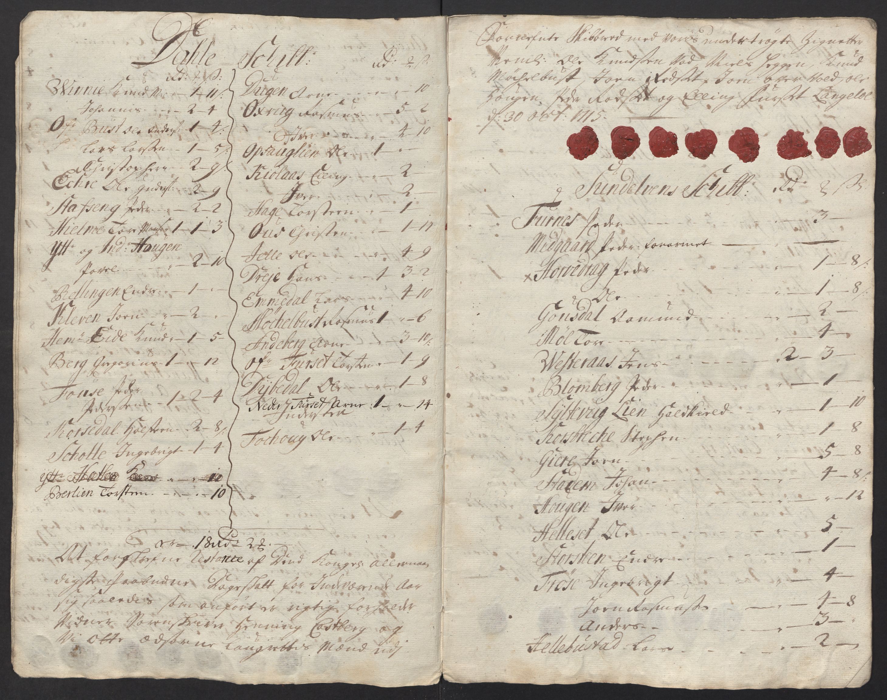 Rentekammeret inntil 1814, Reviderte regnskaper, Fogderegnskap, RA/EA-4092/R54/L3567: Fogderegnskap Sunnmøre, 1715, s. 306