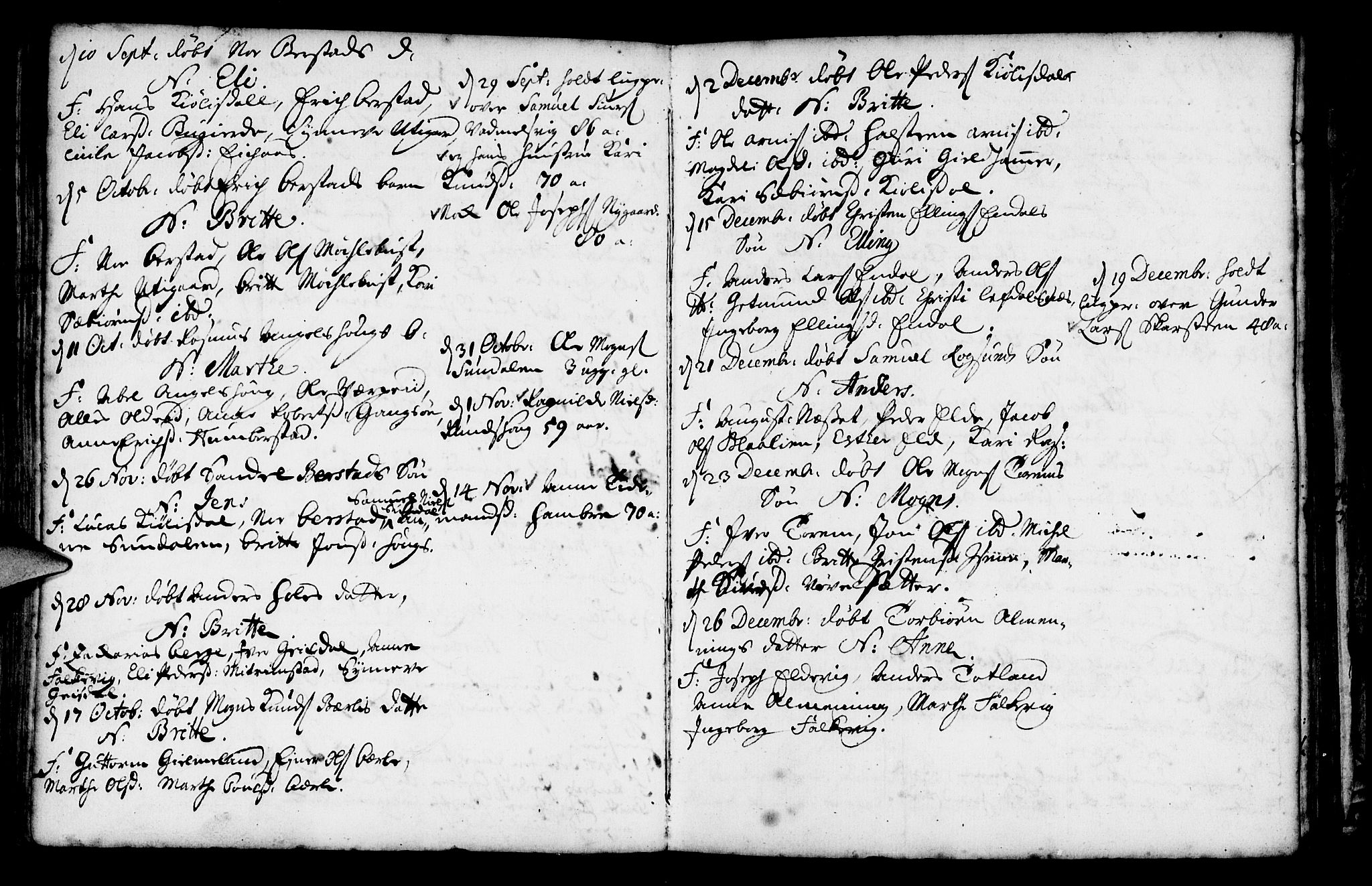 Davik sokneprestembete, AV/SAB-A-79701/H/Haa/Haaa/L0001: Ministerialbok nr. A 1, 1710-1742, s. 83