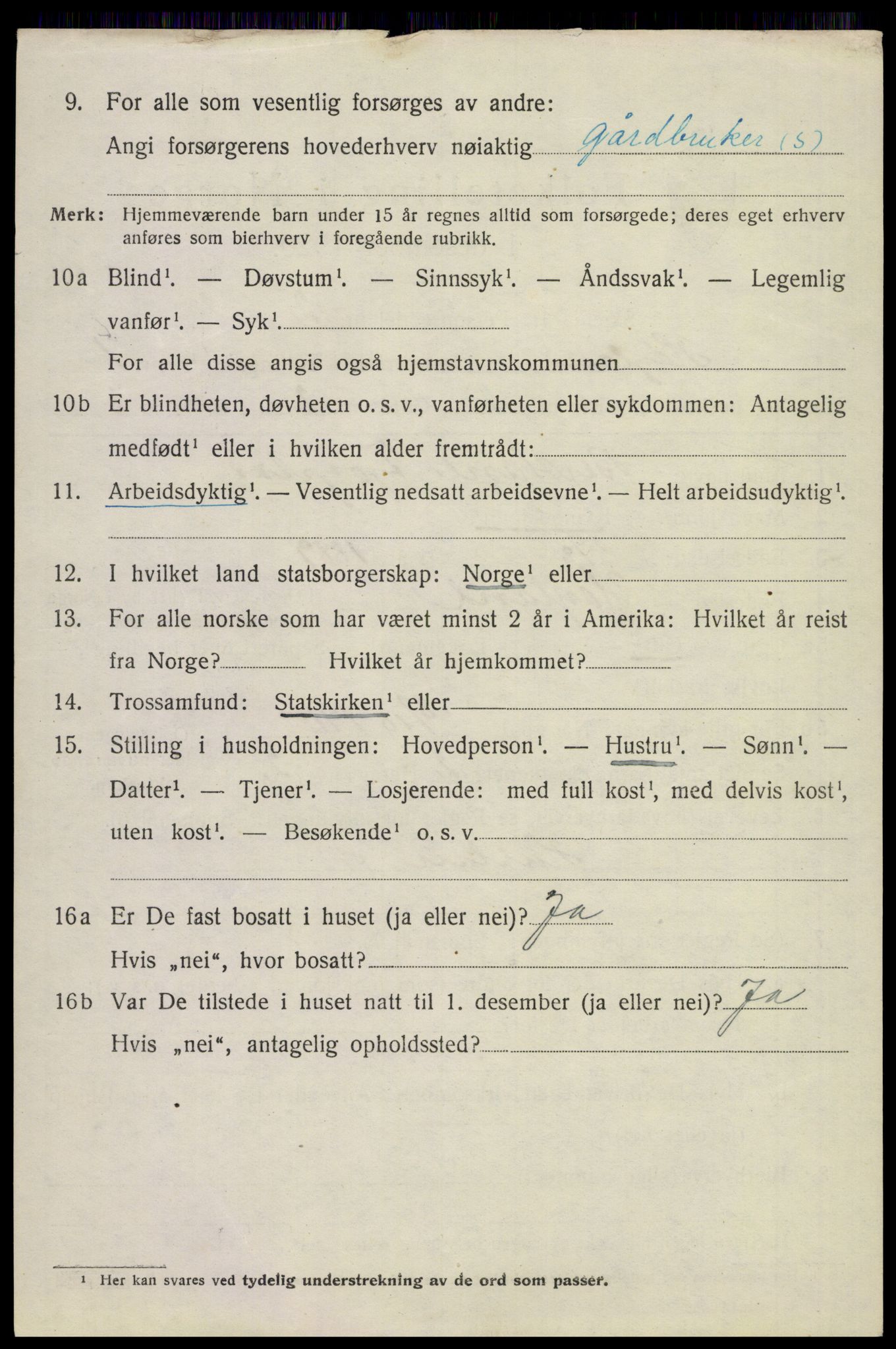 SAST, Folketelling 1920 for 1123 Høyland herred, 1920, s. 2441