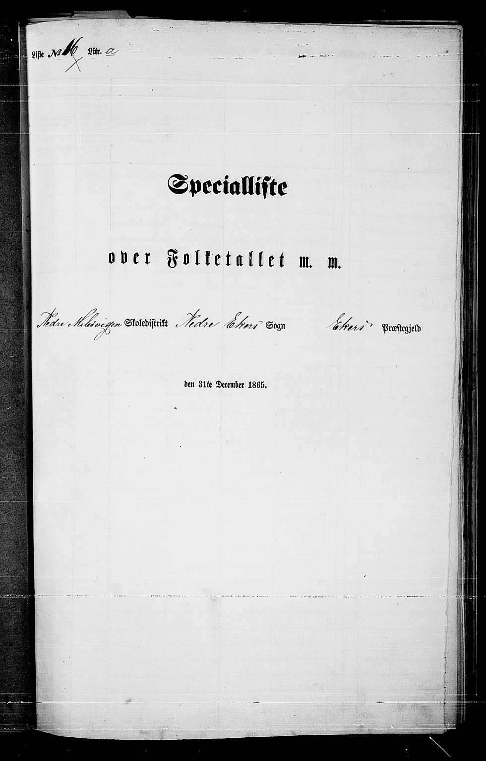 RA, Folketelling 1865 for 0624P Eiker prestegjeld, 1865, s. 294