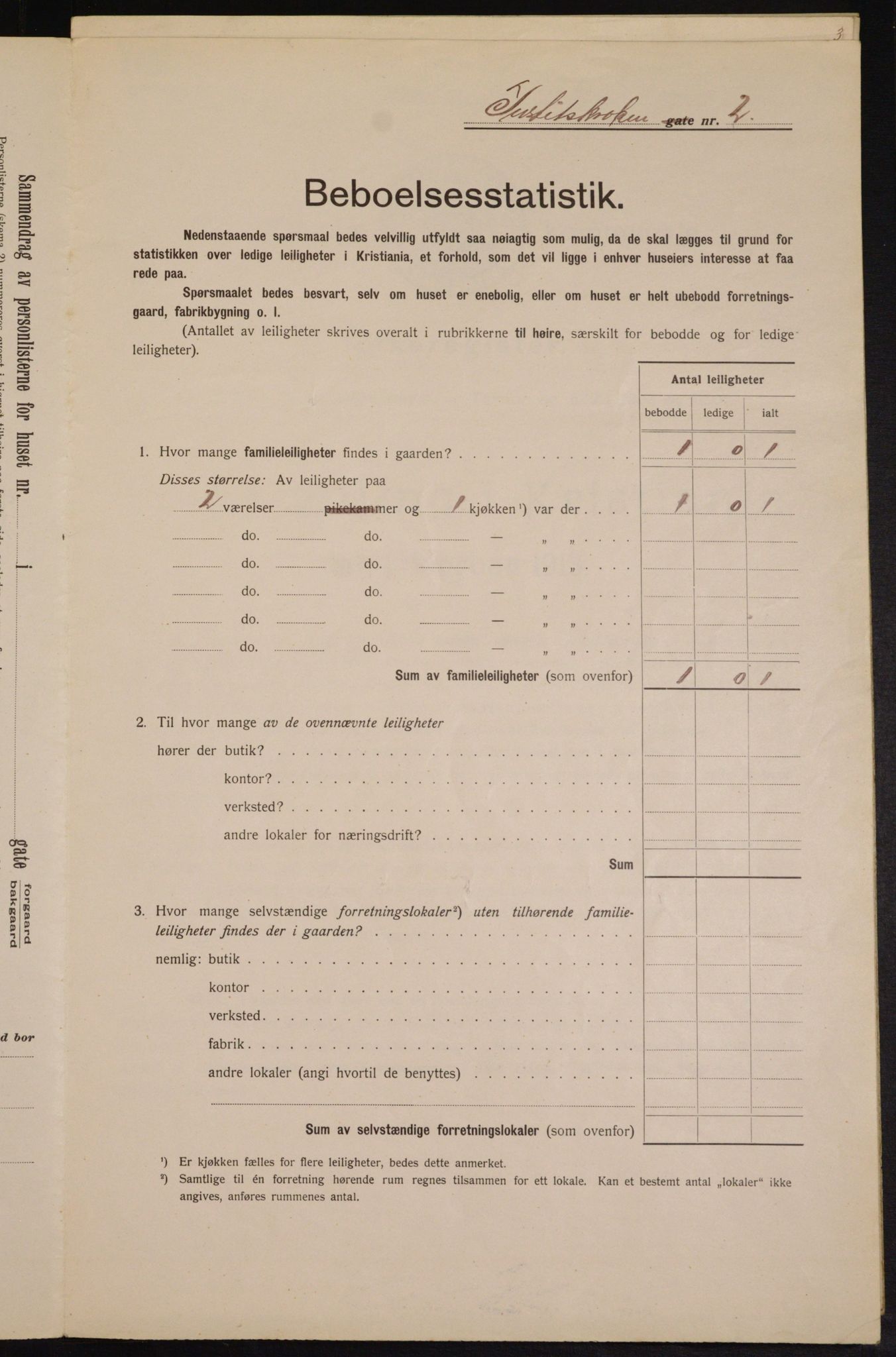 OBA, Kommunal folketelling 1.2.1913 for Kristiania, 1913, s. 47438