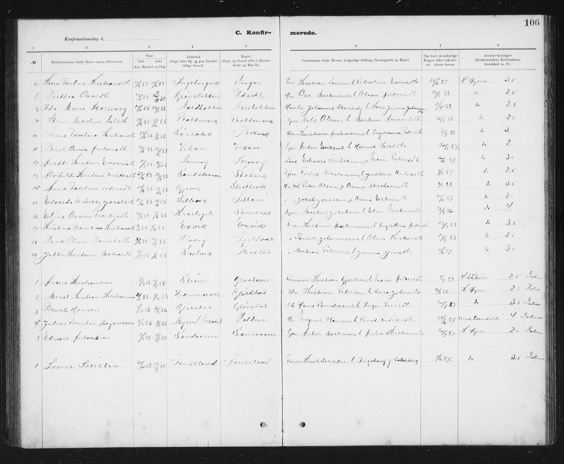 Ministerialprotokoller, klokkerbøker og fødselsregistre - Sør-Trøndelag, AV/SAT-A-1456/637/L0563: Klokkerbok nr. 637C04, 1899-1940, s. 106