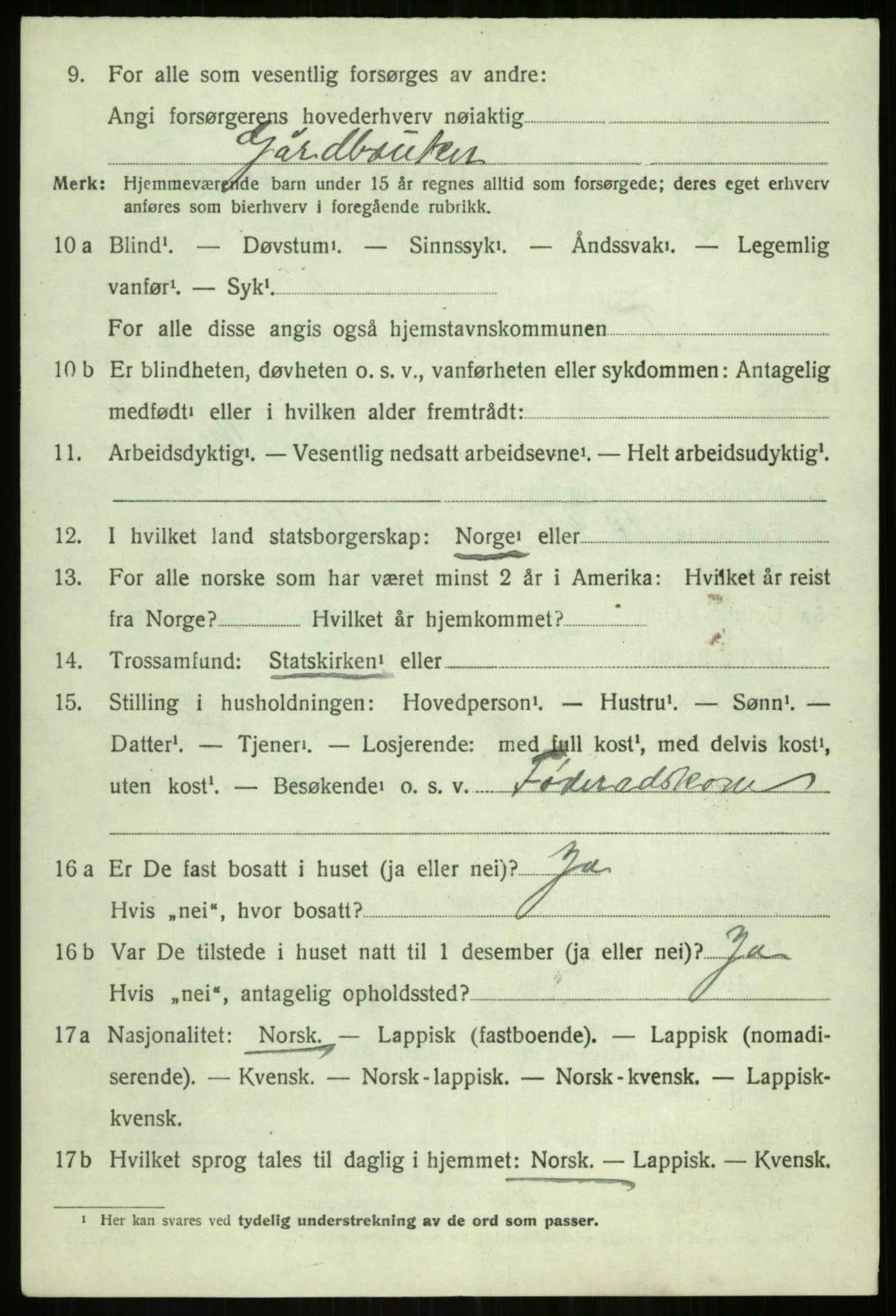 SATØ, Folketelling 1920 for 1934 Tromsøysund herred, 1920, s. 2787