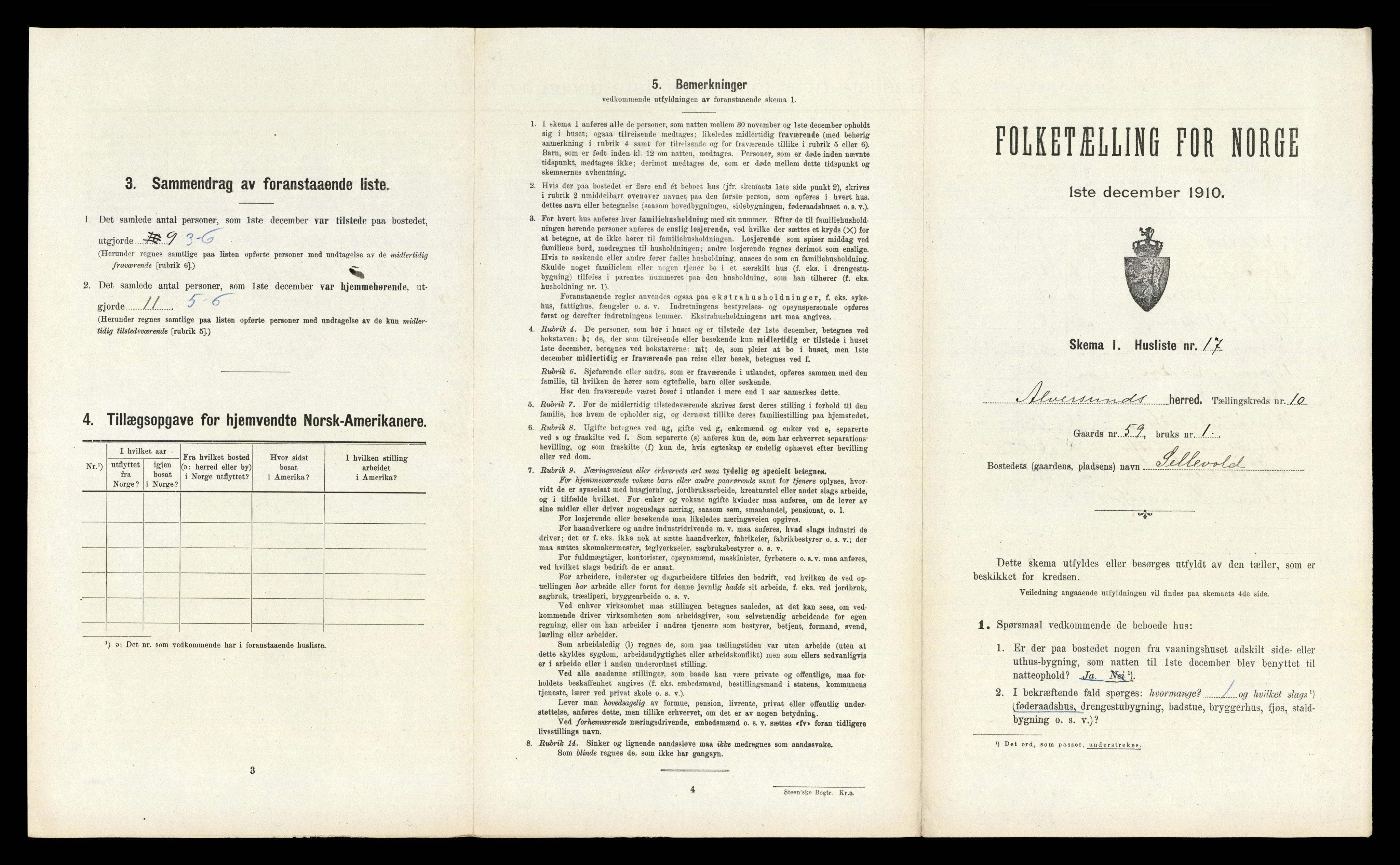 RA, Folketelling 1910 for 1257 Alversund herred, 1910, s. 794