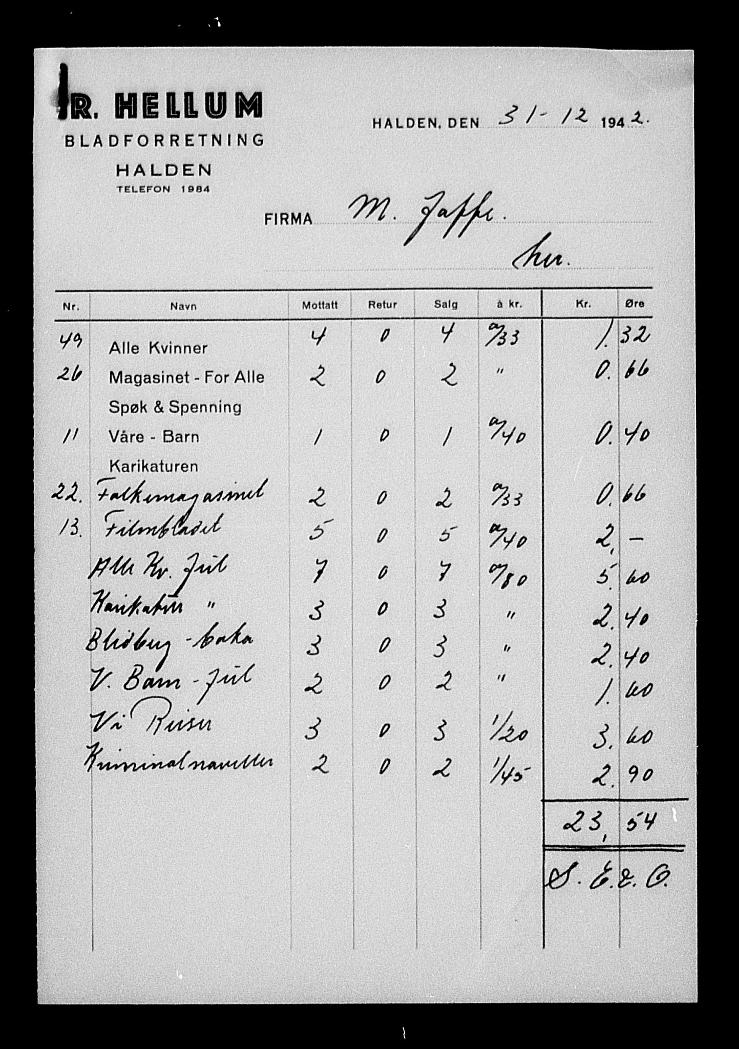 Justisdepartementet, Tilbakeføringskontoret for inndratte formuer, AV/RA-S-1564/H/Hc/Hcd/L1000: --, 1945-1947, s. 548