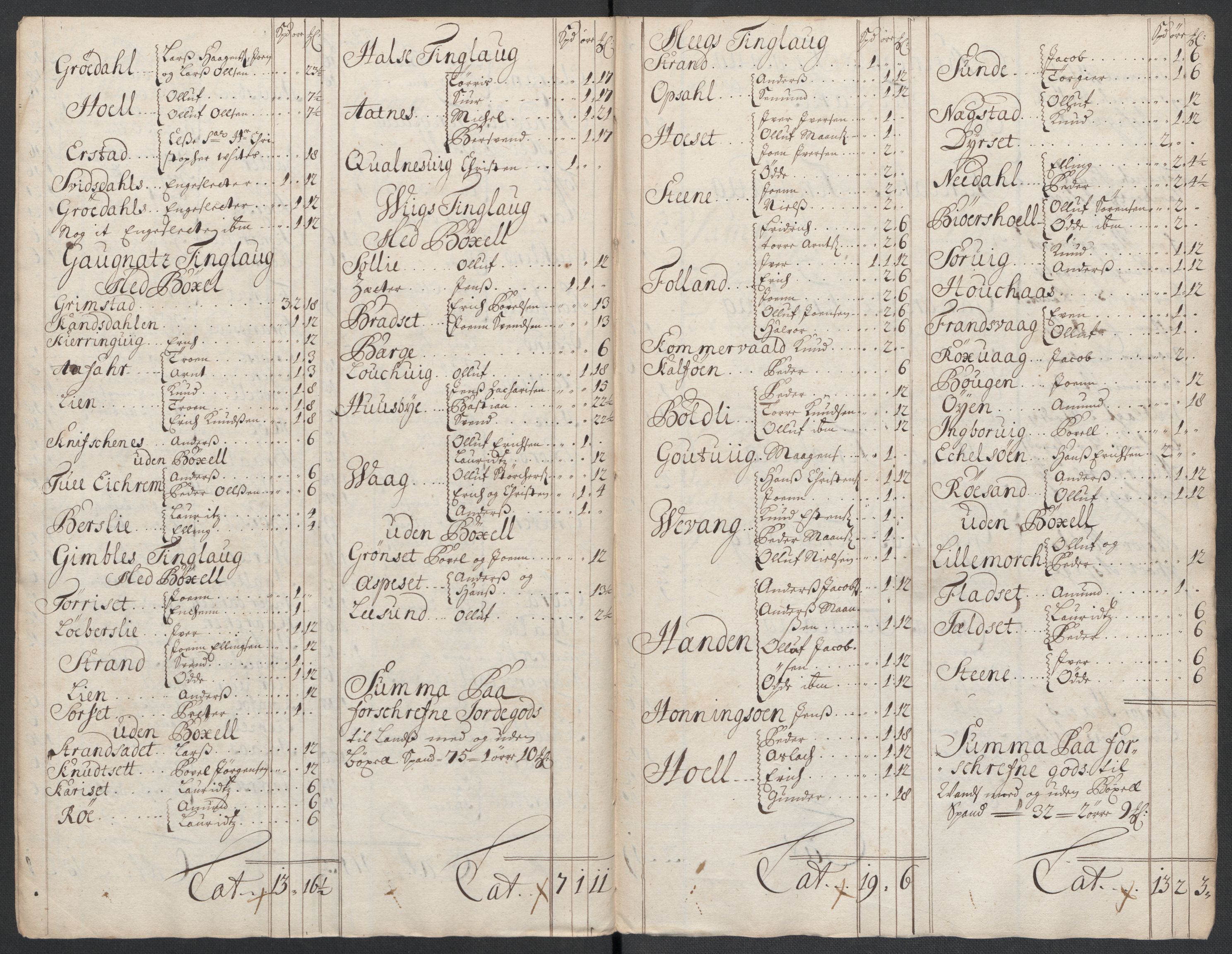 Rentekammeret inntil 1814, Reviderte regnskaper, Fogderegnskap, RA/EA-4092/R56/L3741: Fogderegnskap Nordmøre, 1705, s. 90
